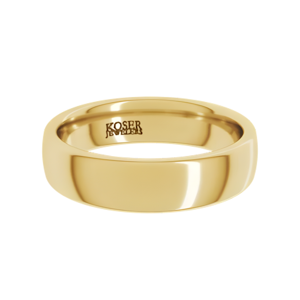 Koser Jewelers Signature Collection 5mm Gold Wedding Band