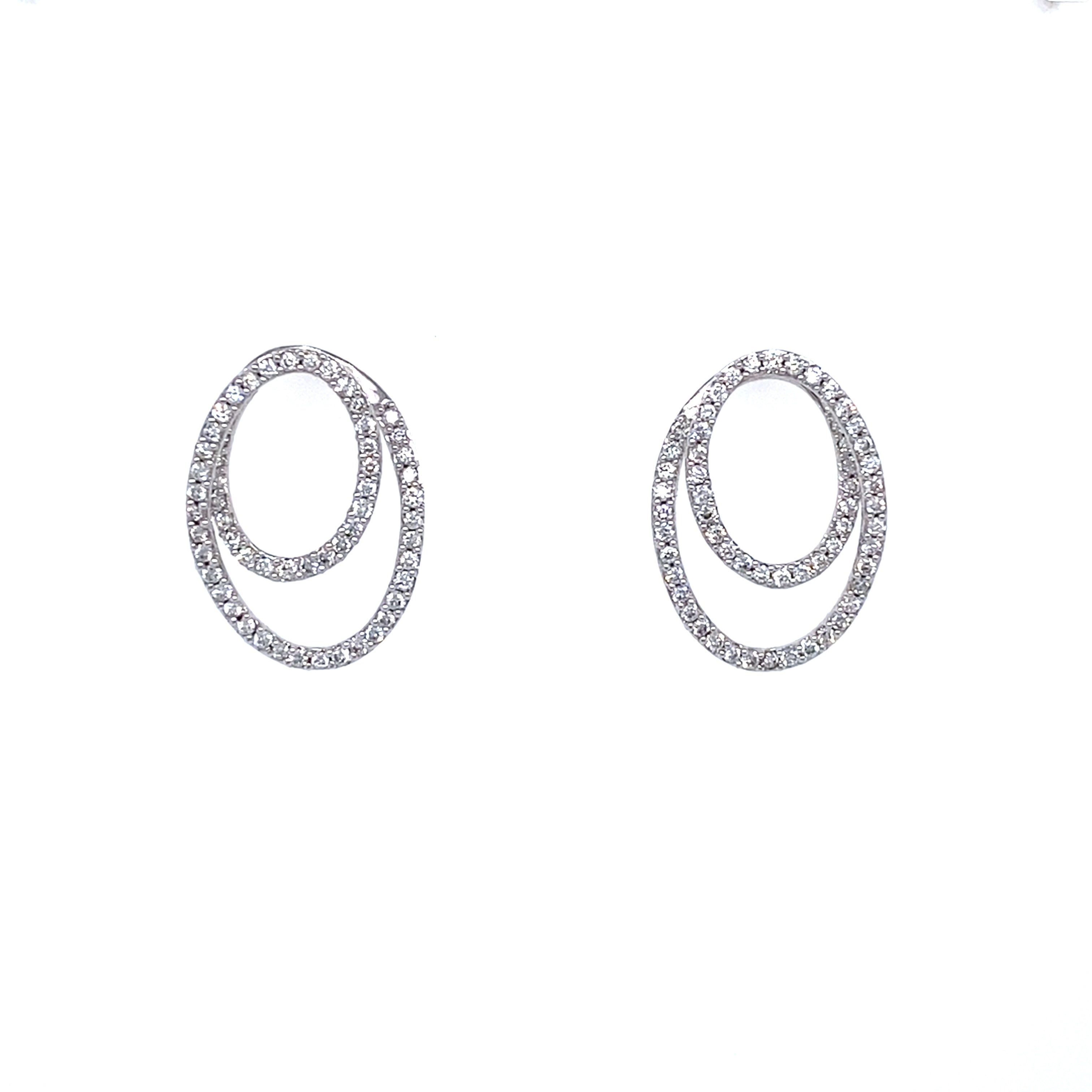 Coast Oval Diamond Earrings