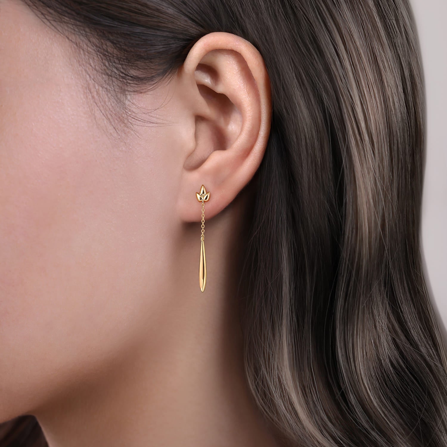 Gabriel & Co. Linear Drop Earrings