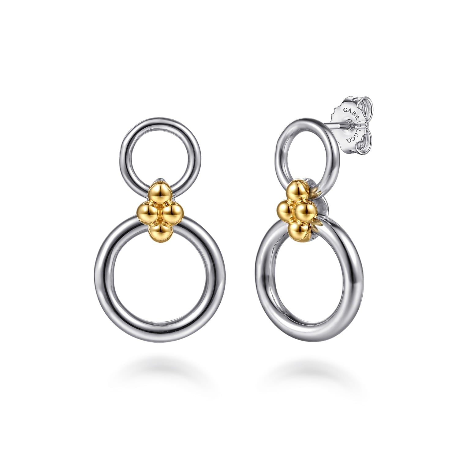 Gabriel & Co. Bujukan Round Link Drop Earrings