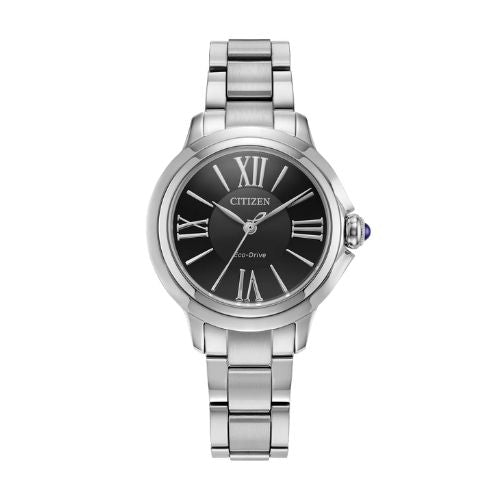 31.5mm 'Ceci' Citizen Watch
Black Dial SS Bracelet 
Serial 4D2051690