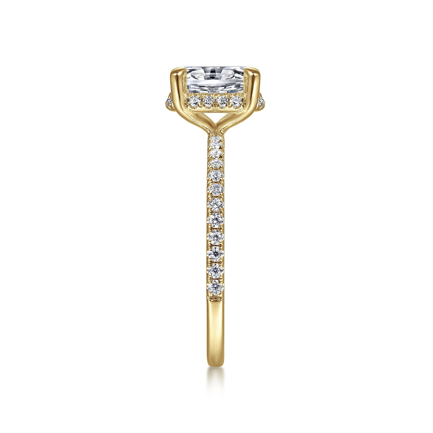 Gabriel & Co. Oval Diamond Engagement Ring Mounting