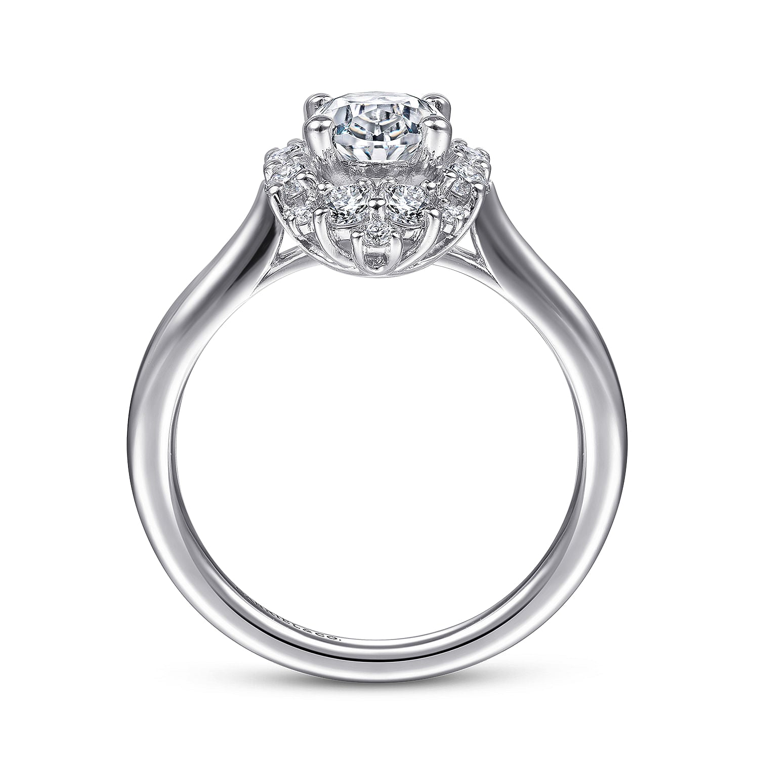 Gabriel & Co. 'Jada' Oval Halo Diamond Engagement Ring Mounting