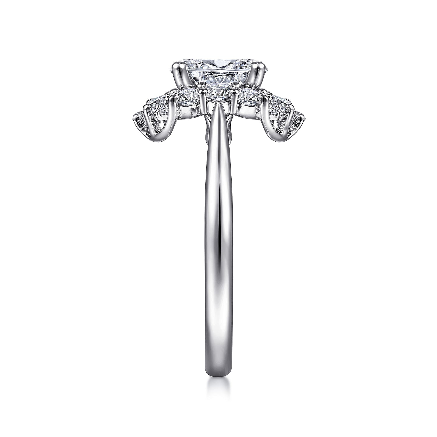 Gabriel & Co. 'Jada' Oval Halo Diamond Engagement Ring Mounting