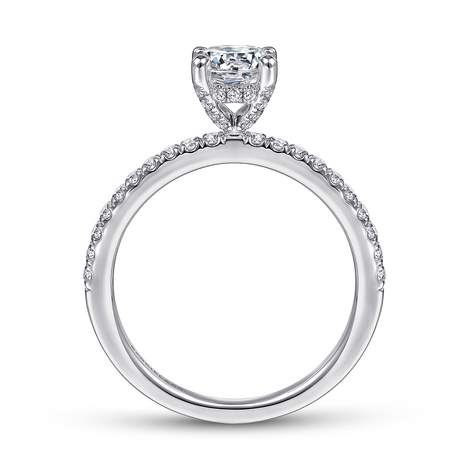 Gabriel & Co. 'Ulani' Hidden Halo Diamond Engagement Ring Mounting