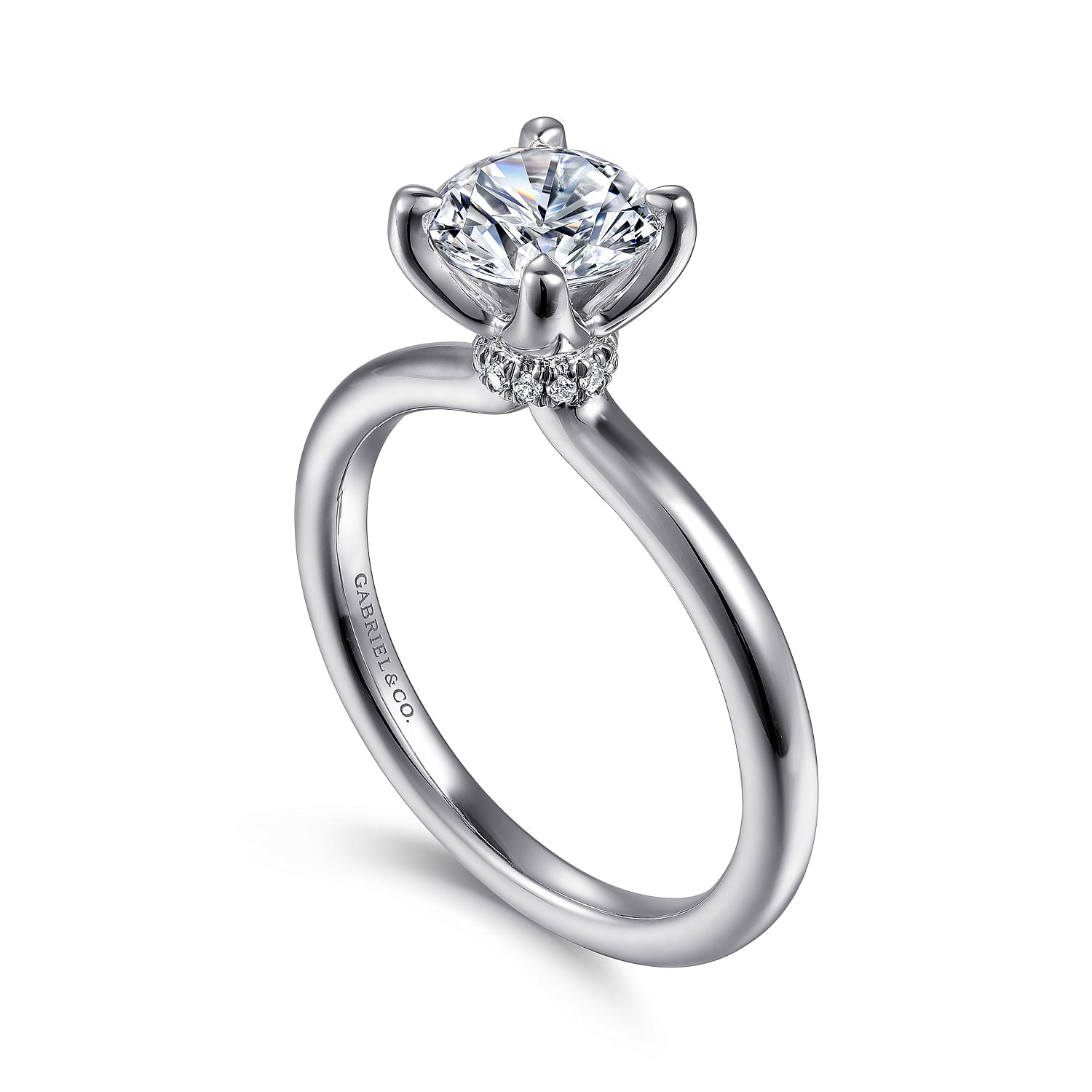 Gabriel & Co. 'Evelynn' Solitaire Diamond Engagement Ring Mounting