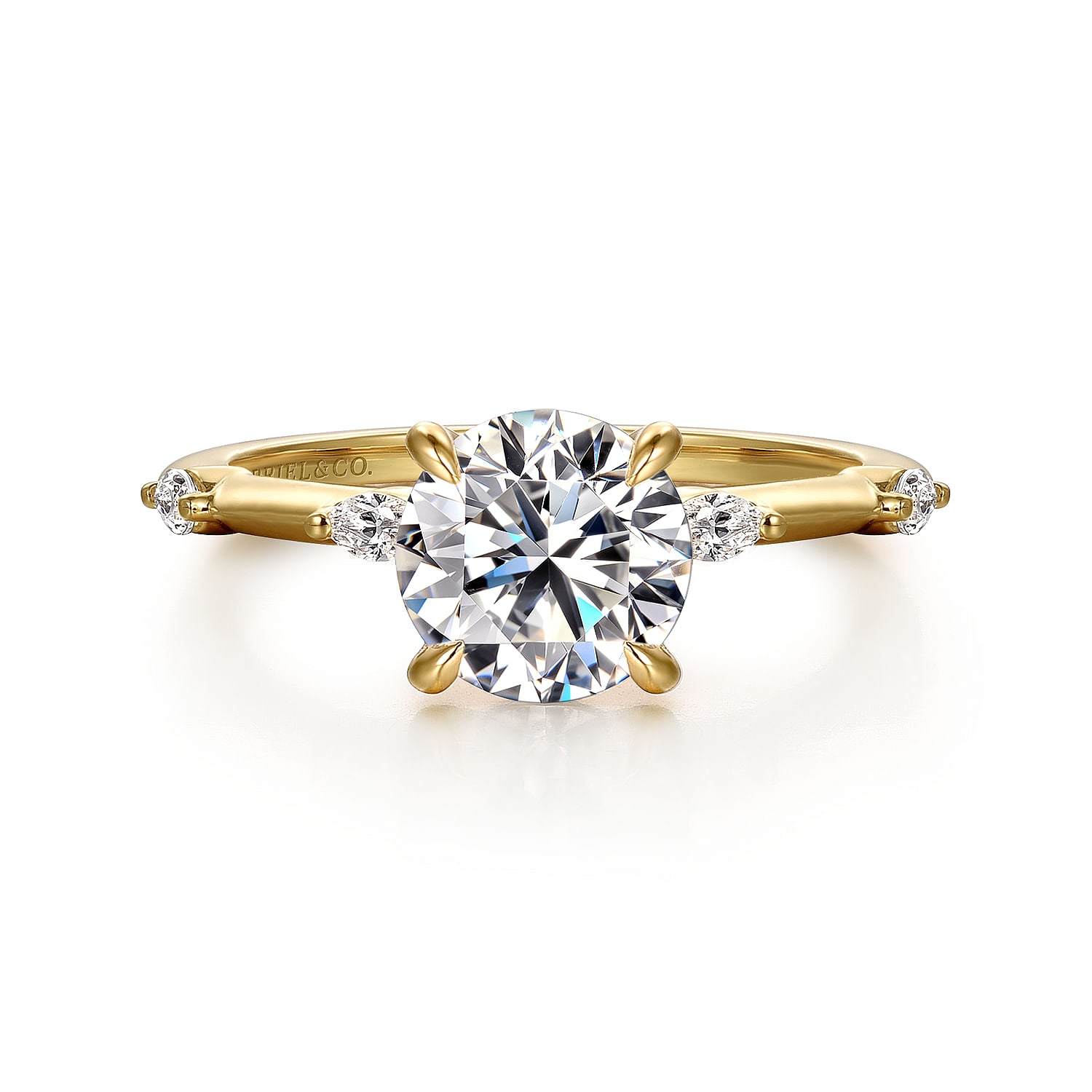 Gabriel & Co. 'Marline' Round Diamond Engagement Ring Mounting