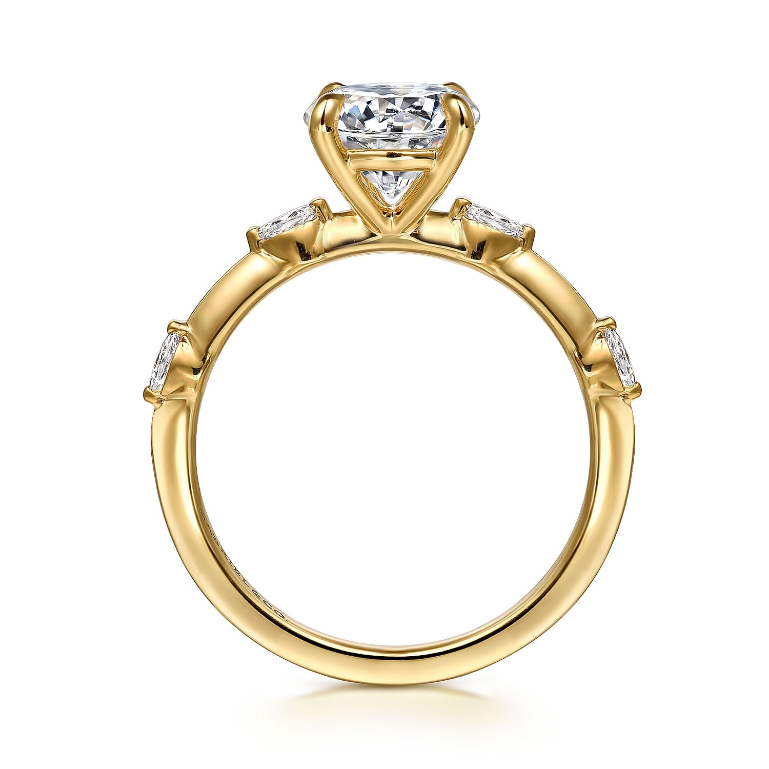 Gabriel & Co. 'Marline' Round Diamond Engagement Ring Mounting