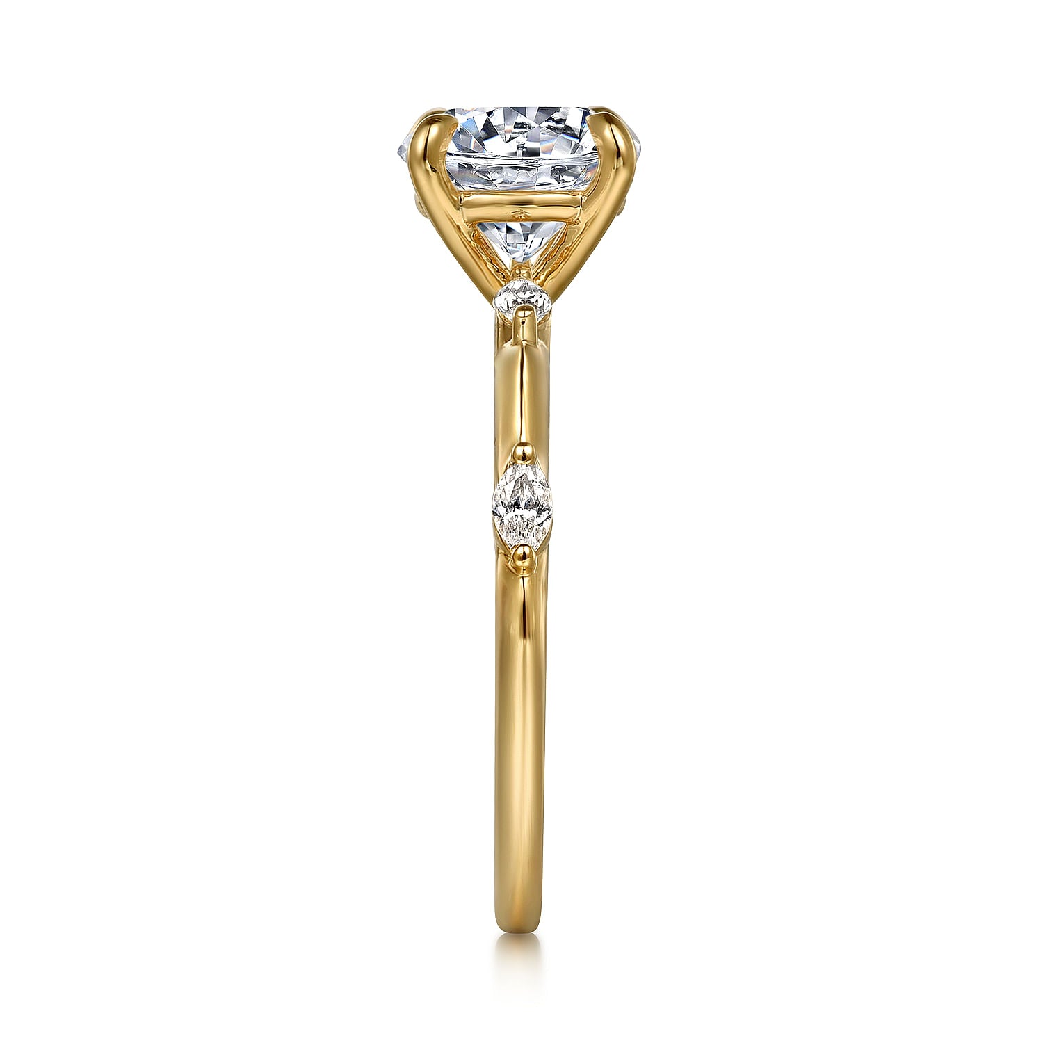 Gabriel & Co. 'Marline' Round Diamond Engagement Ring Mounting