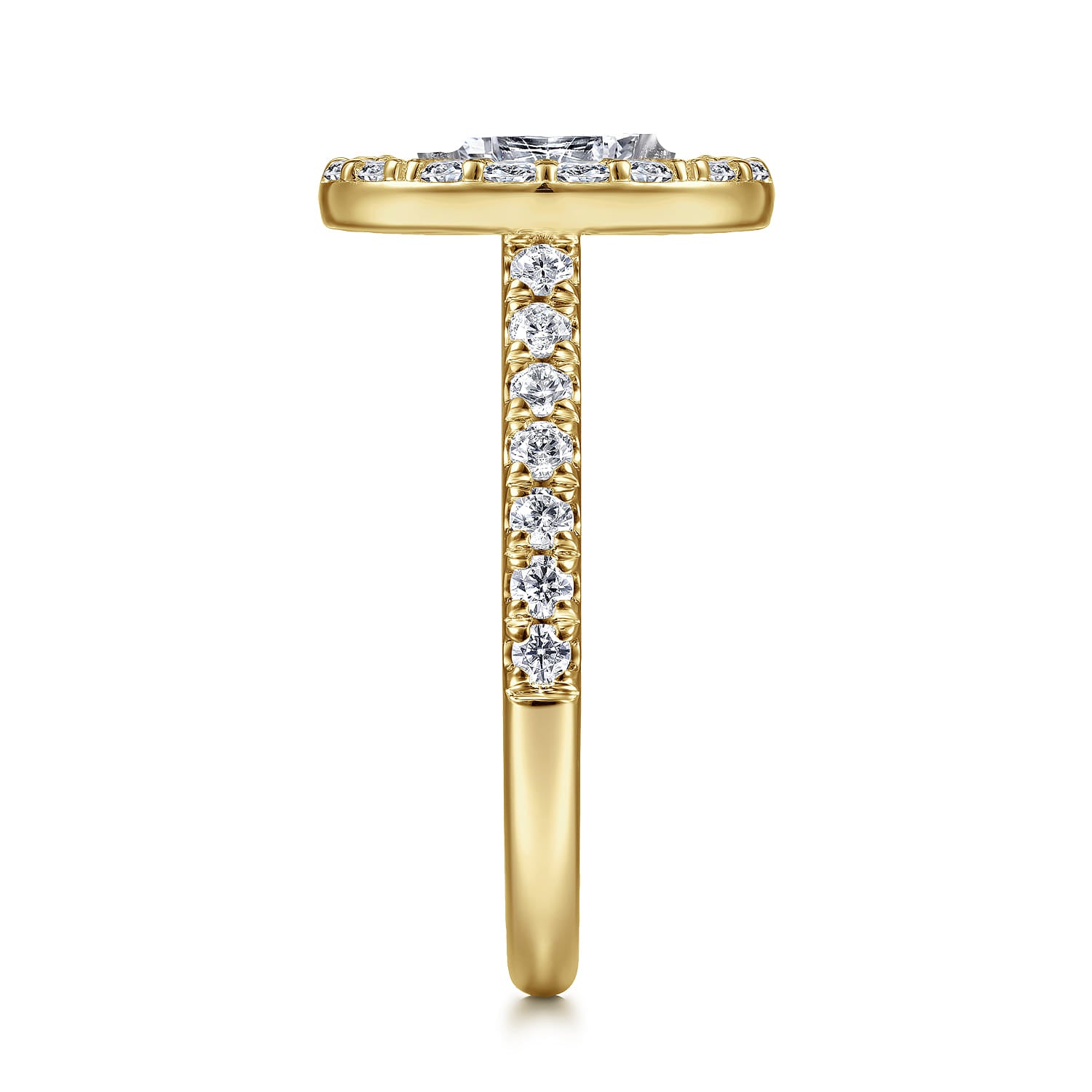 Gabriel & Co. Oval Halo Engagement Ring