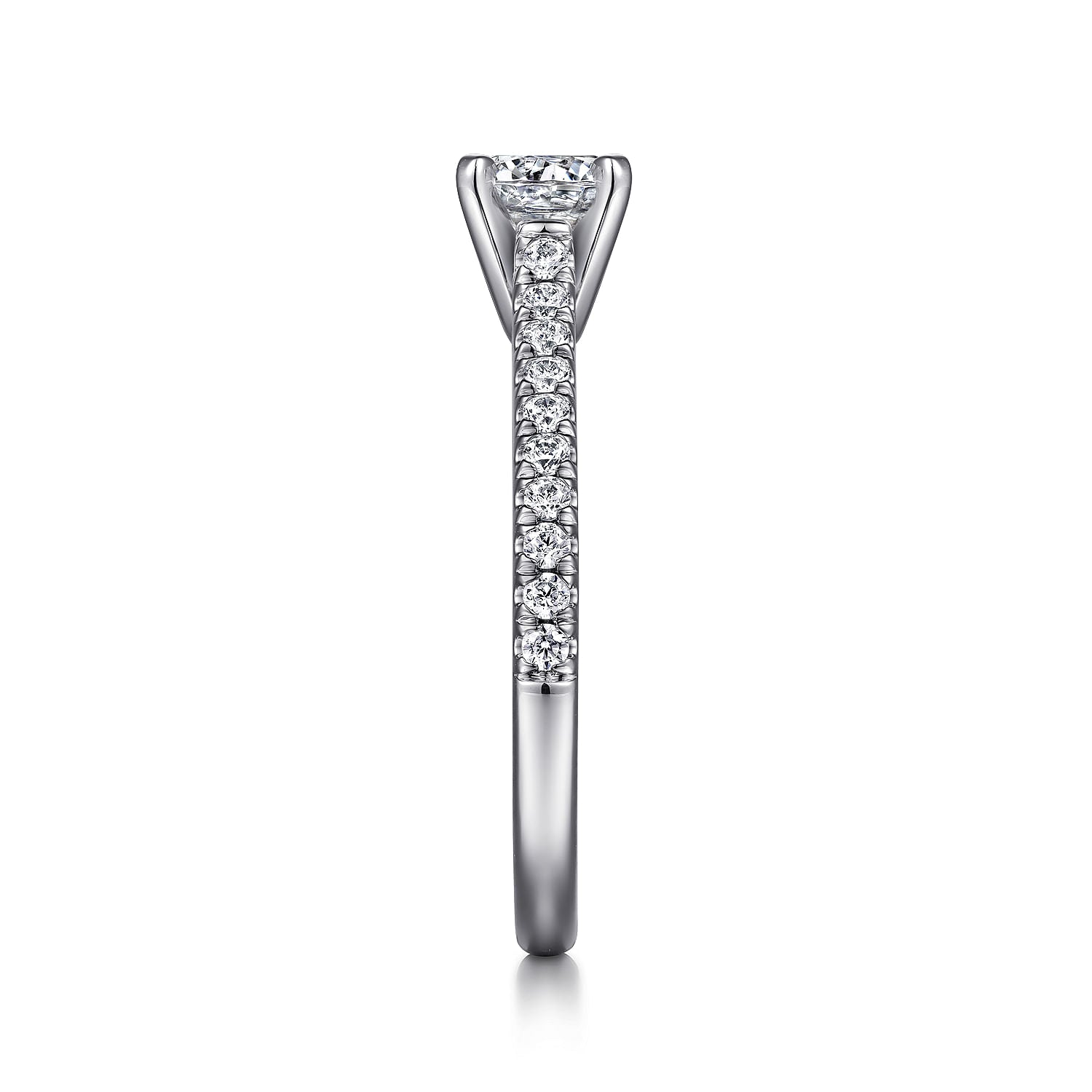 Gabriel & Co. 'Joanna' Round Diamond Engagement Ring