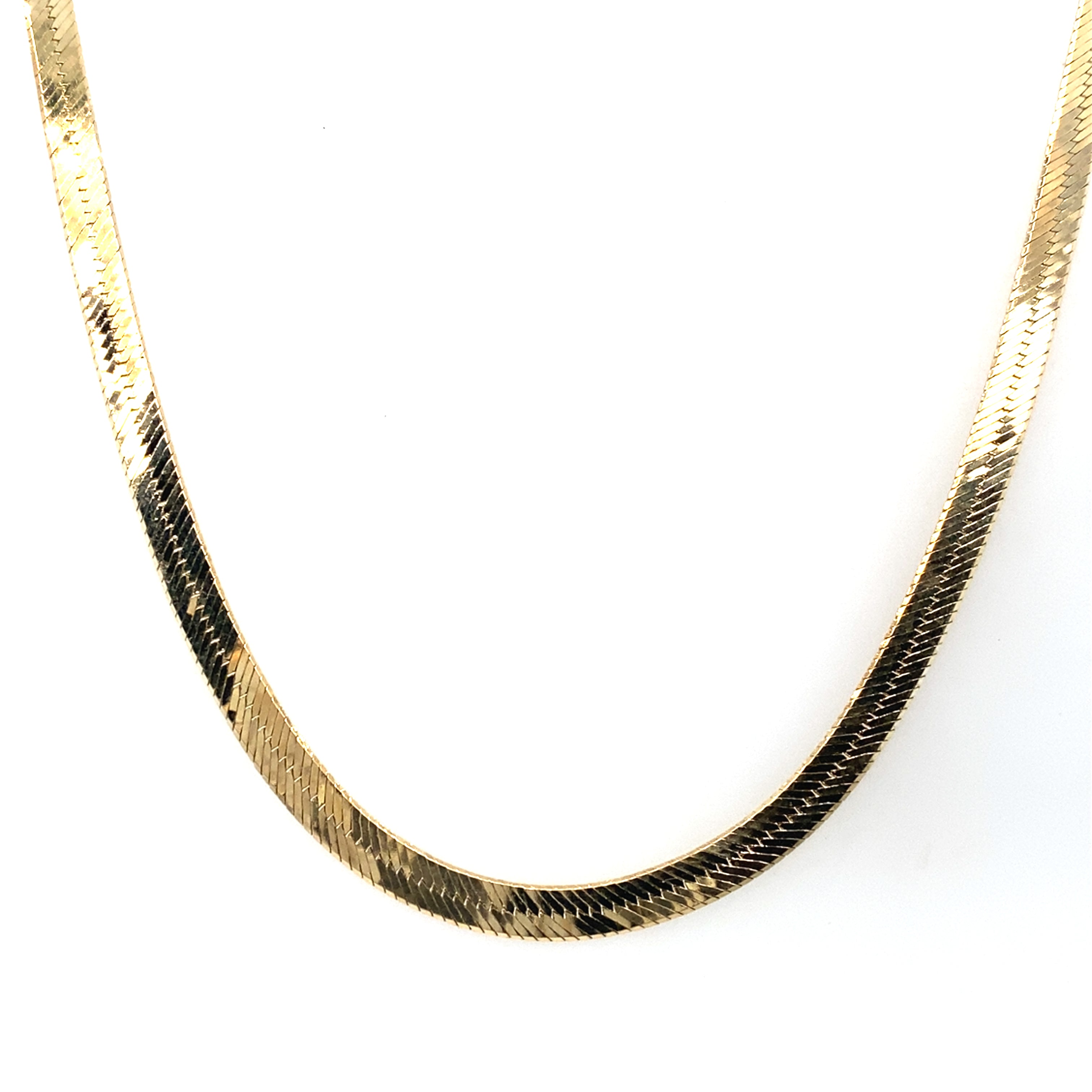 Herringbone Link Necklace