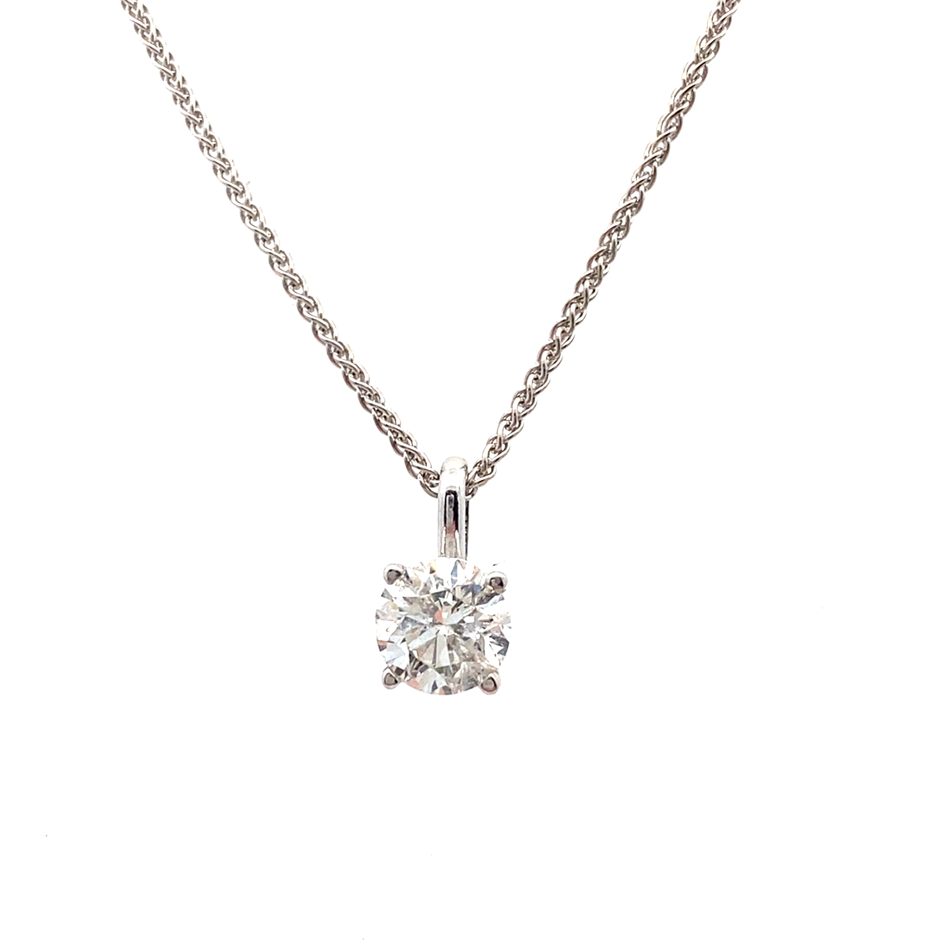 Solitaire Diamond Pendant