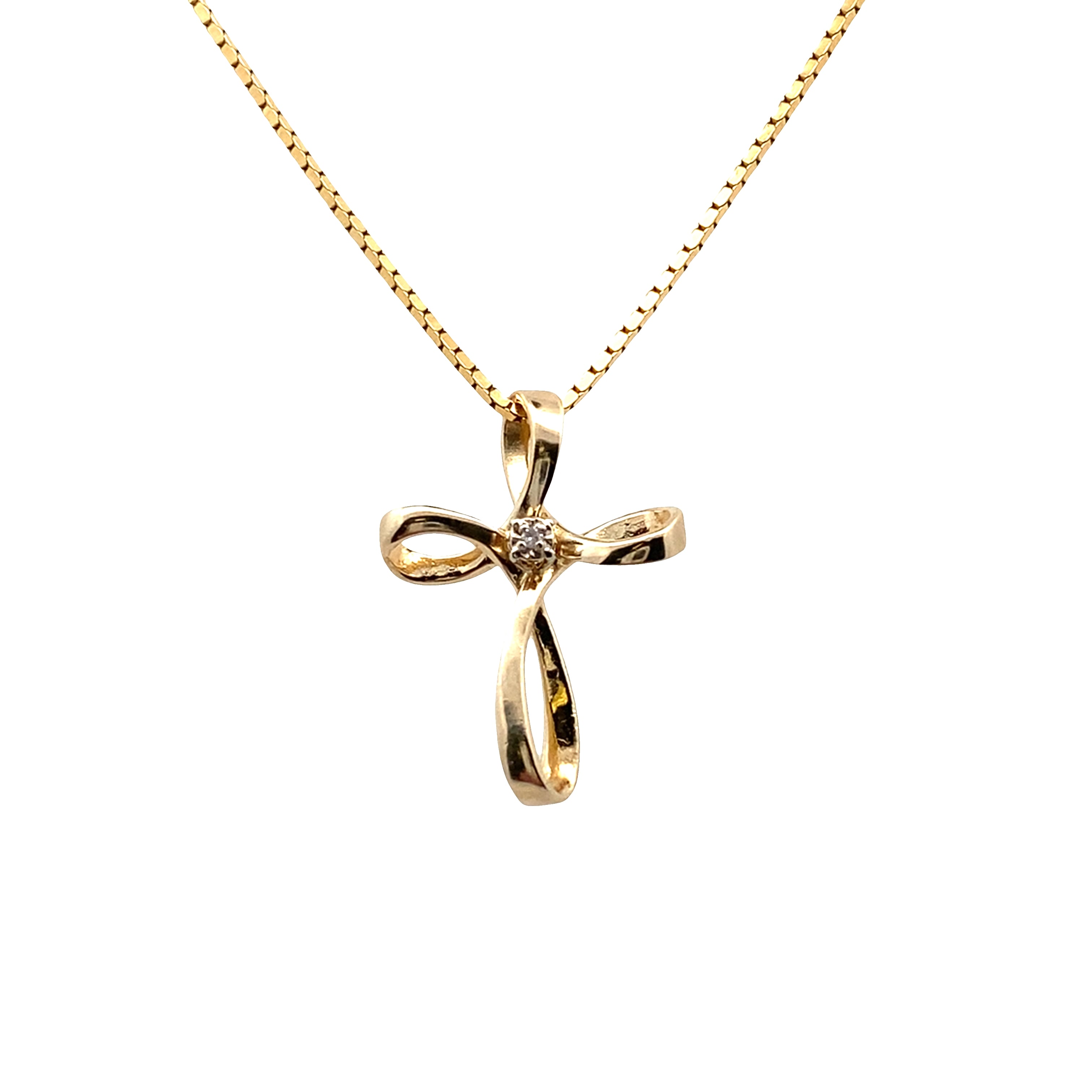 Diamond Cross Pendant