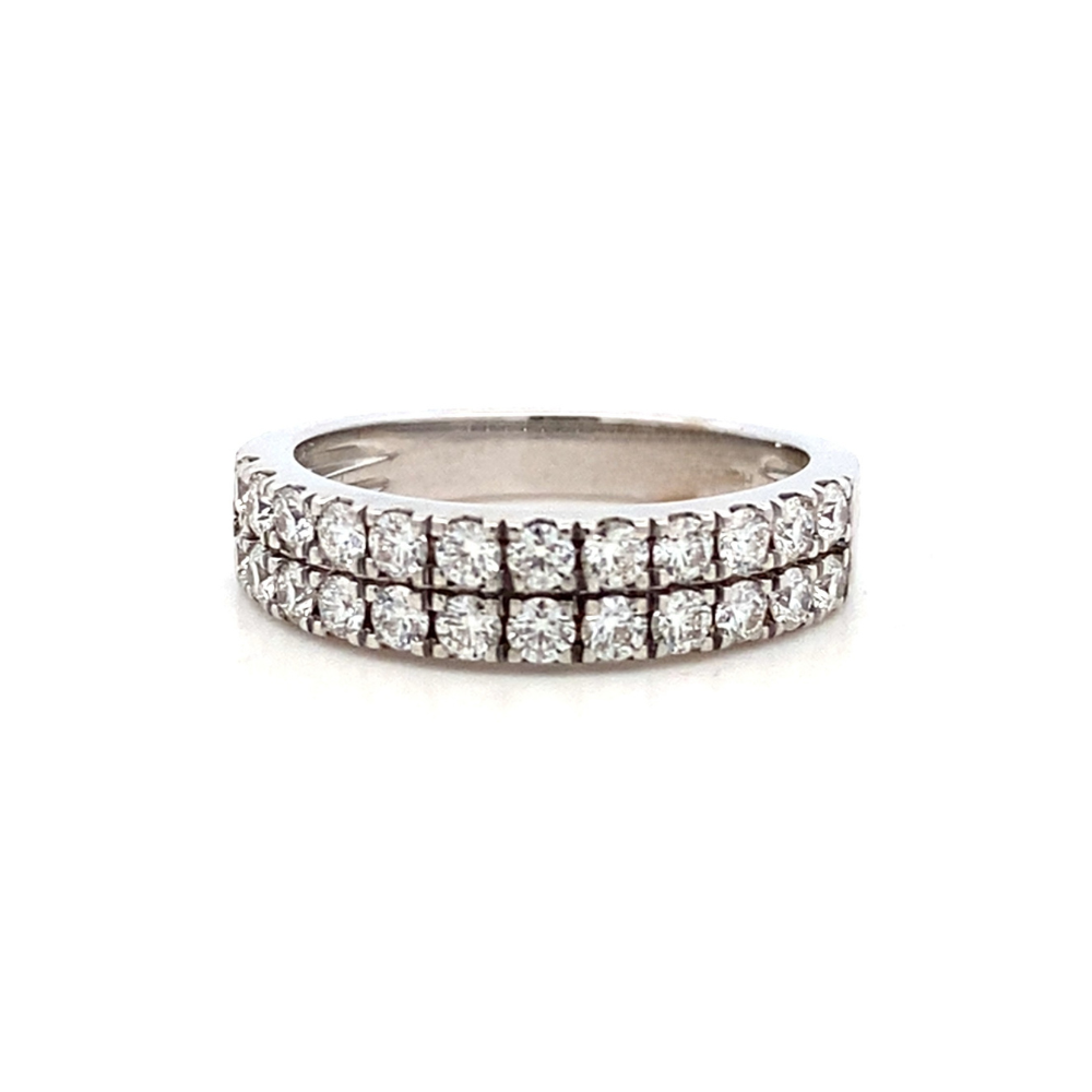 Double Row Diamond Ring