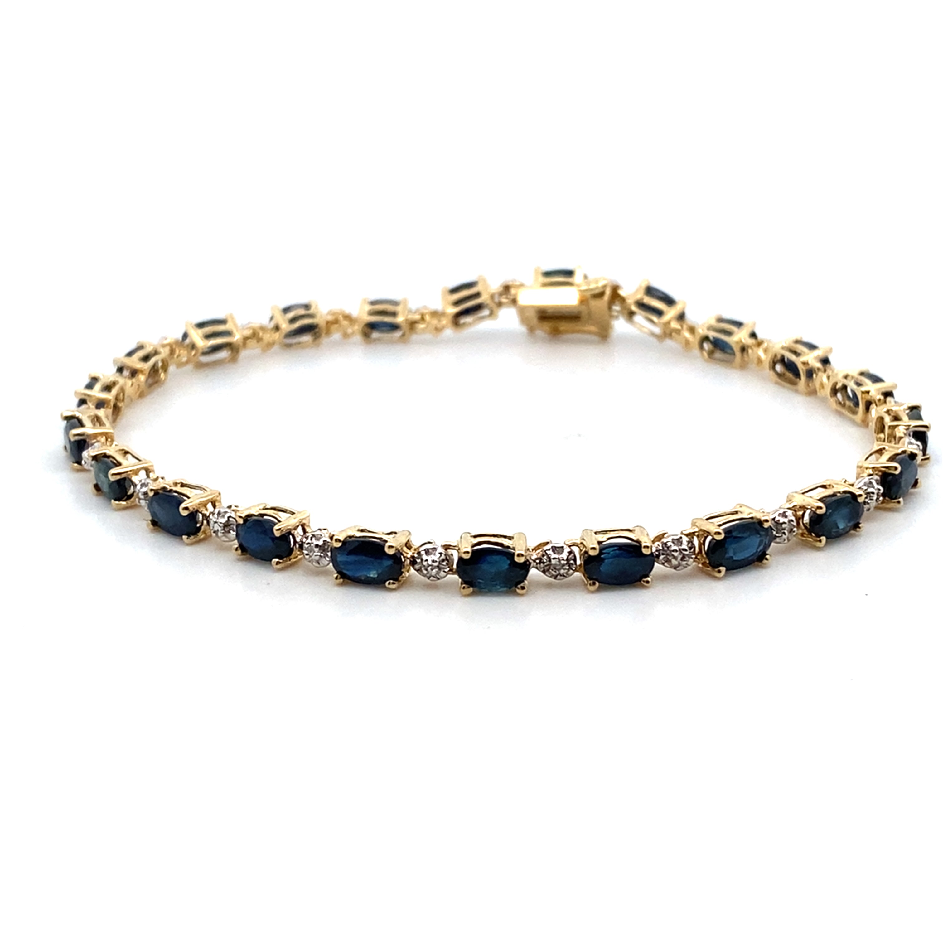 Sapphire and Diamond Bracelet