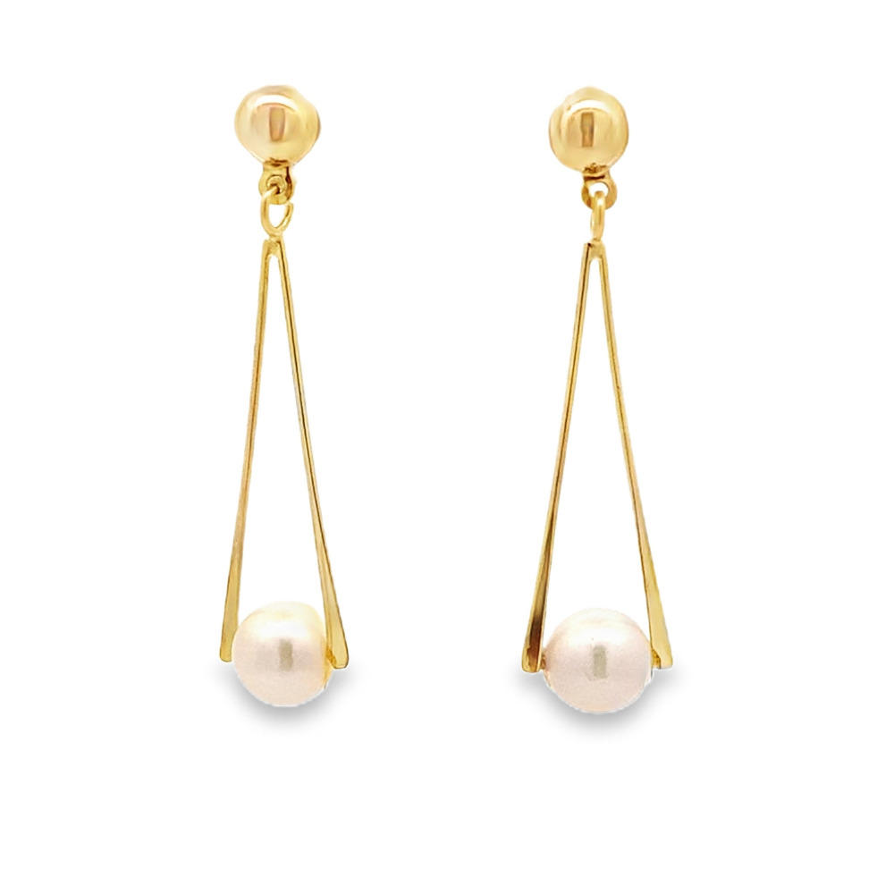 Pearl Dangle Earrings