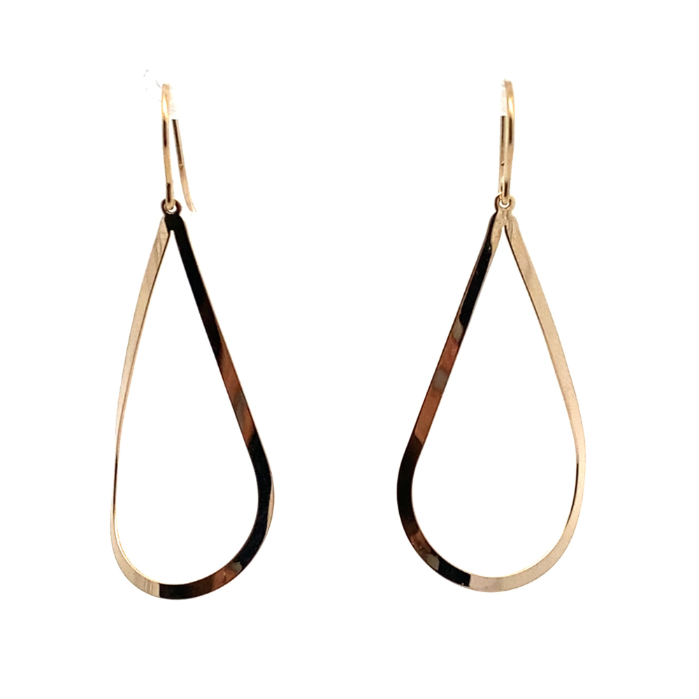 Gold Teardrop Earrings