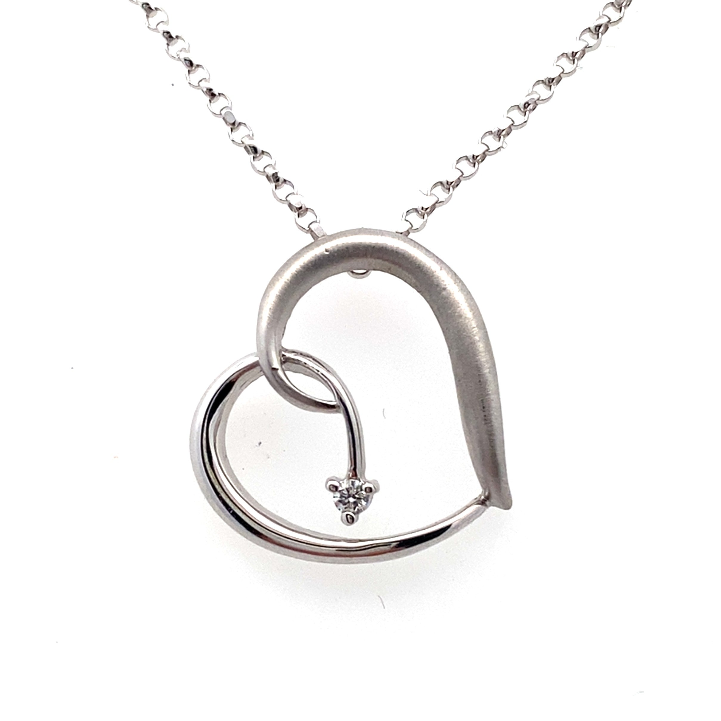 Diamond Heart Pendant