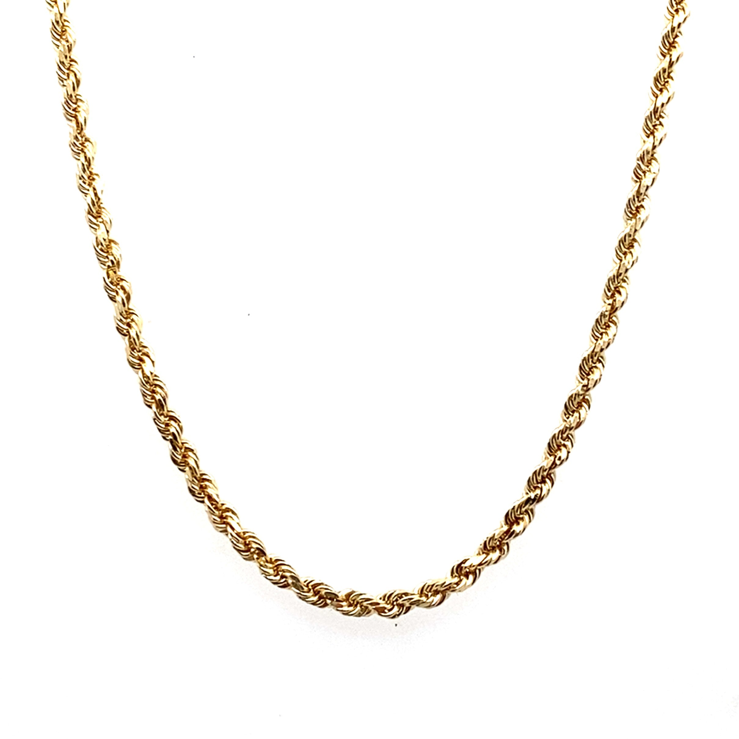 2.25mm Diamond Cut Rope Chain