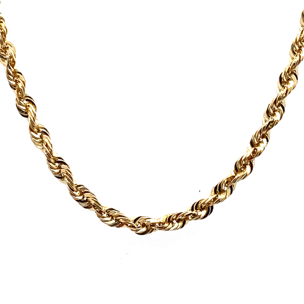 2mm Gold Rope Chain