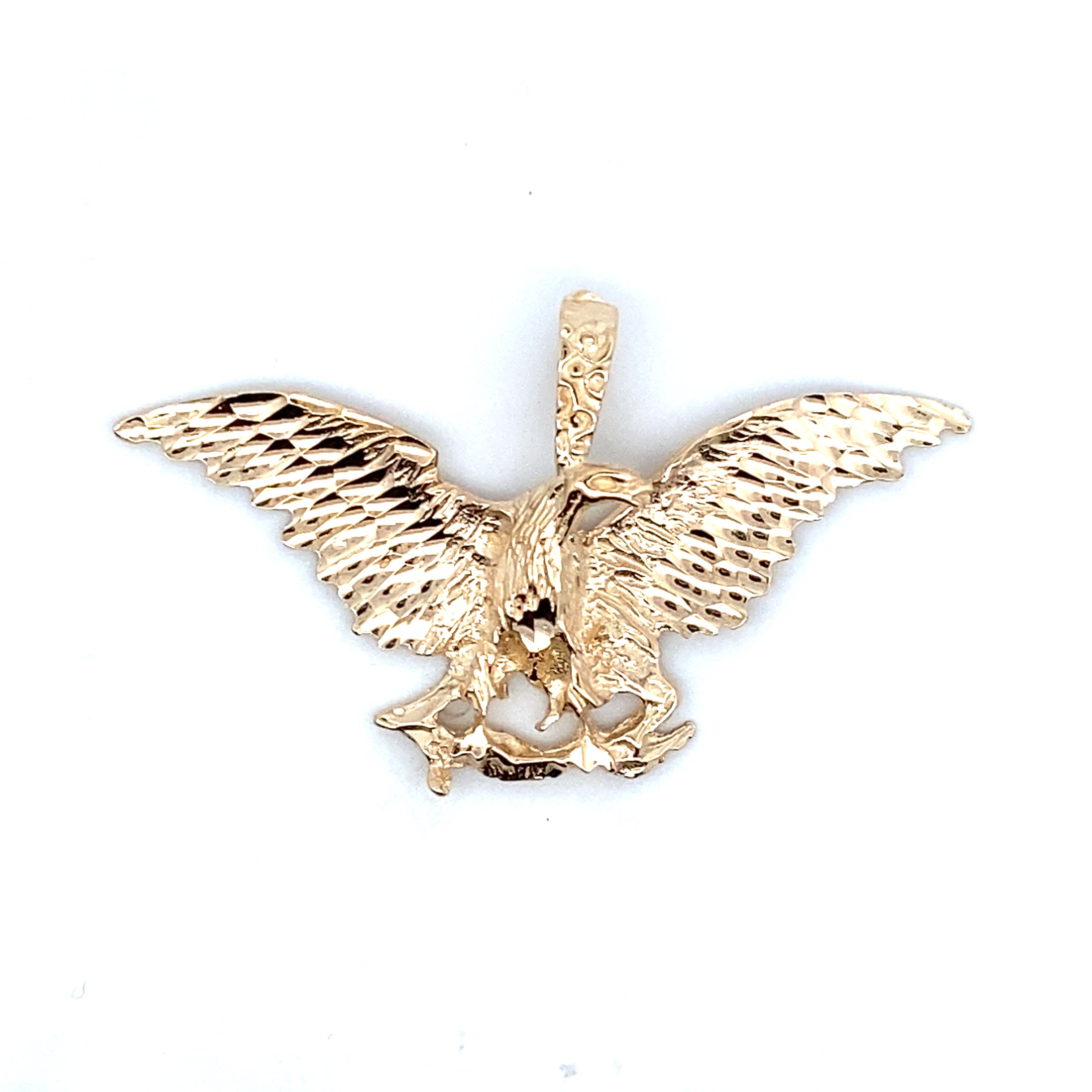 Gold Eagle Pendant