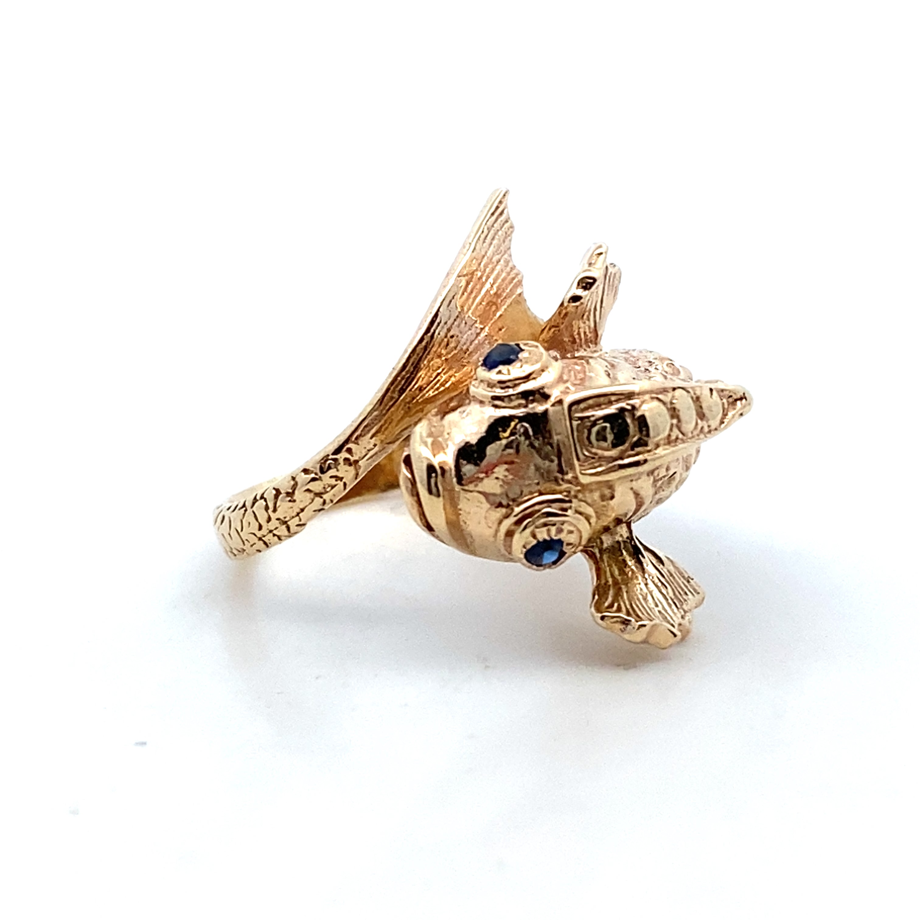 Sapphire Fish Ring
