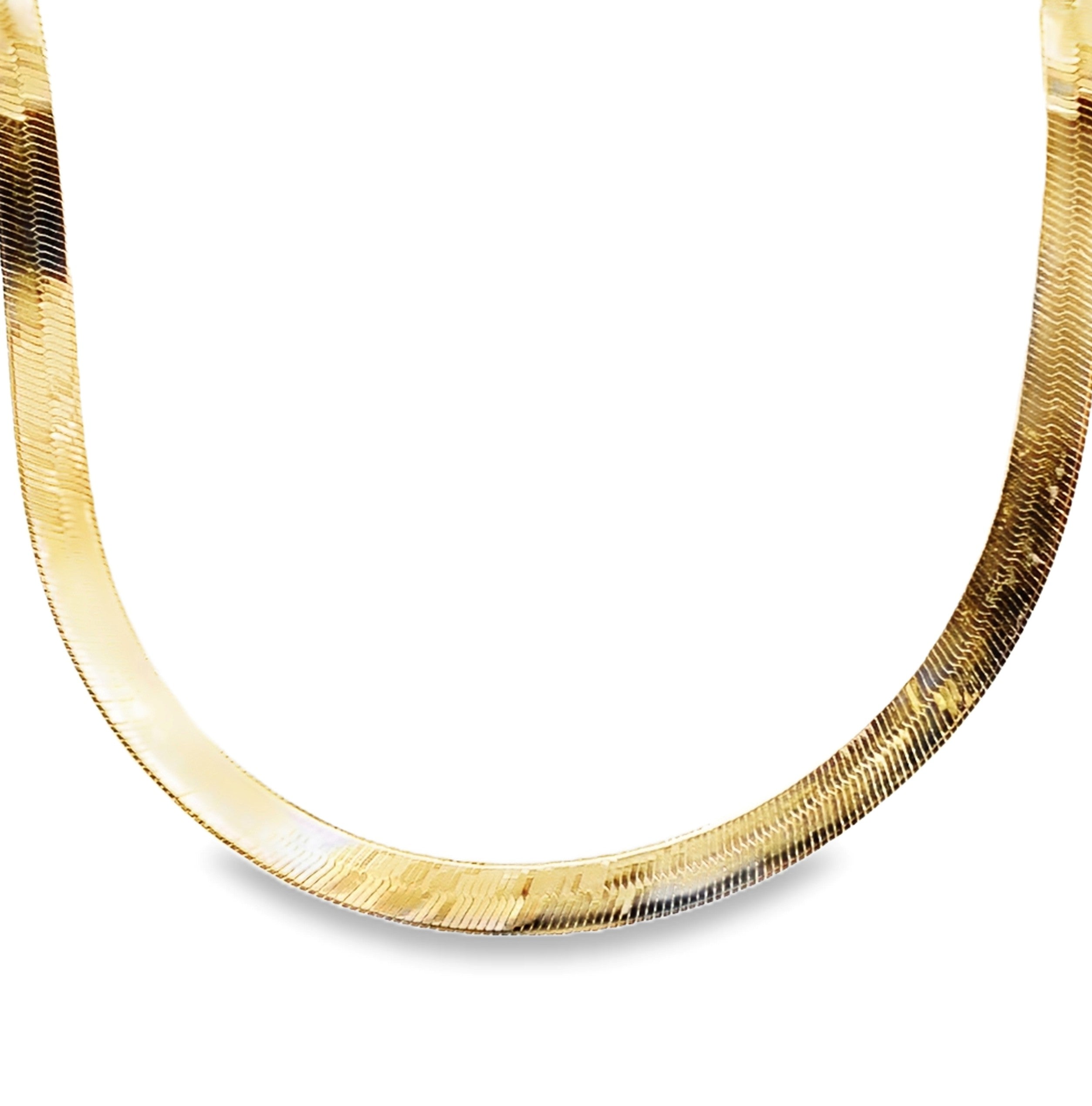 Gold Herringbone Chain