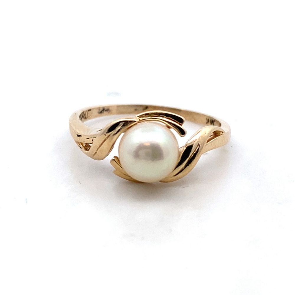 Cultured Pearl Bypass Ring