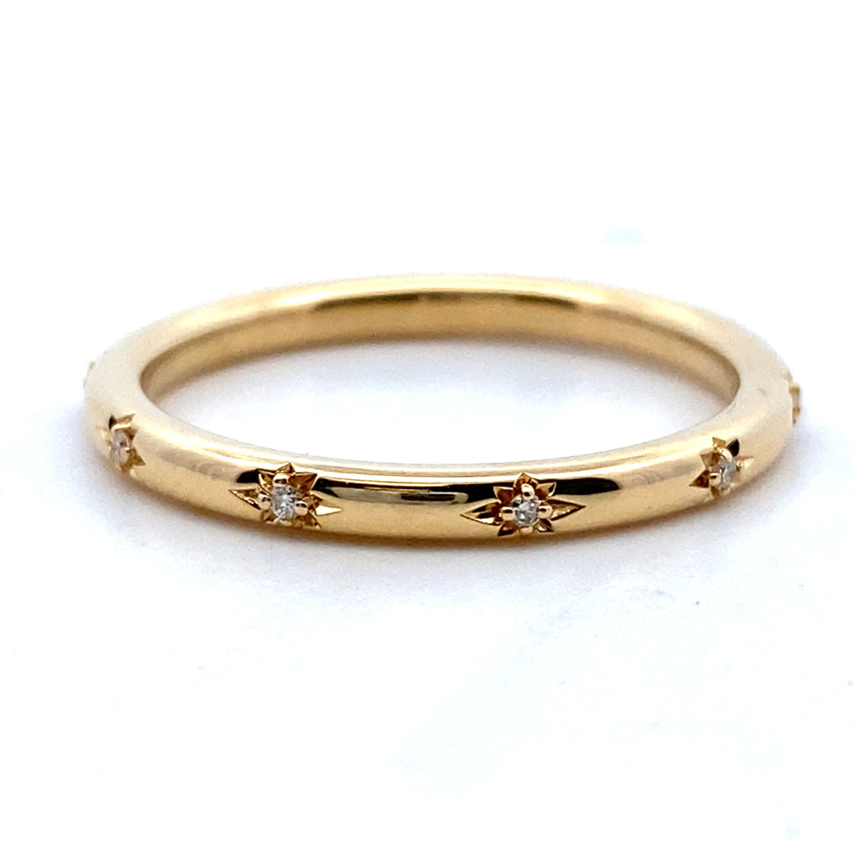Diamond Station Eternity Ring
