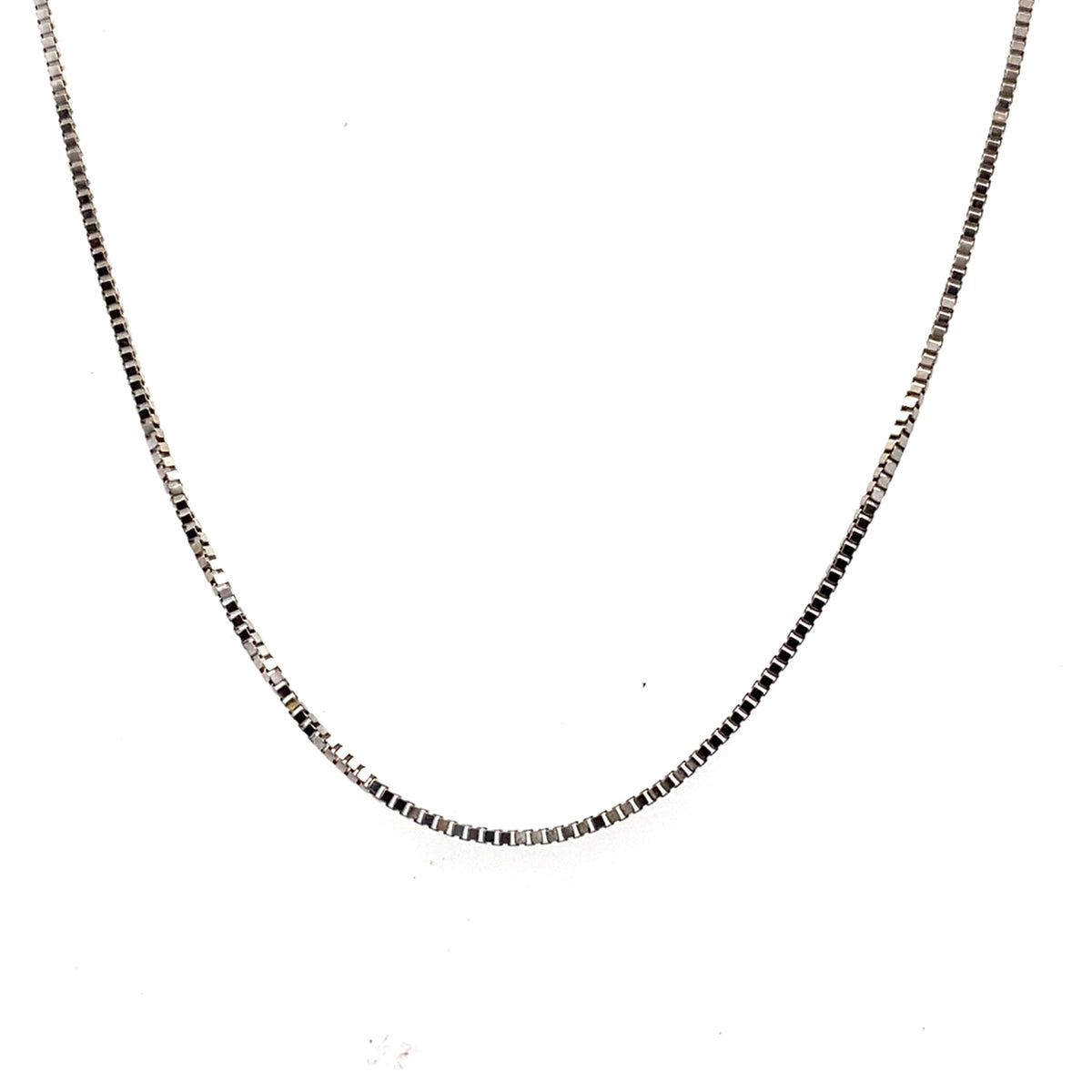 White Gold Box Chain