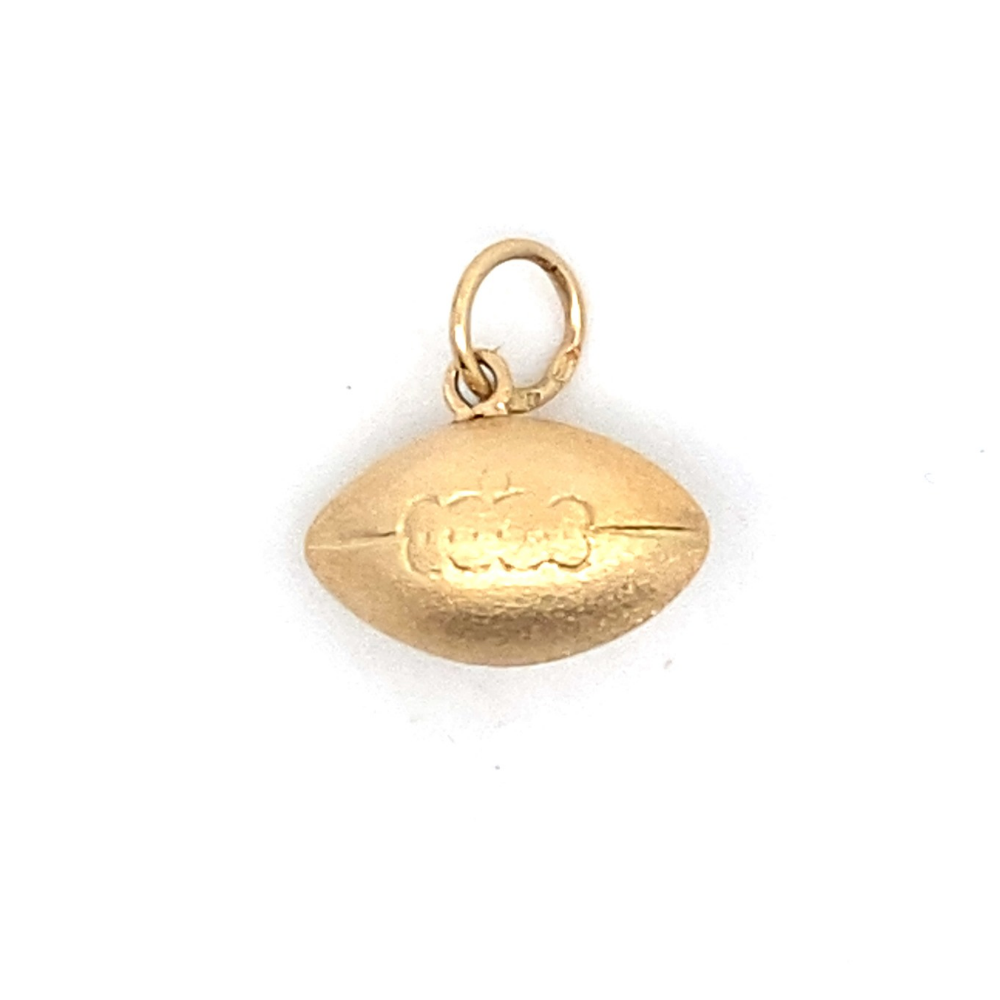 Gold Football Charm