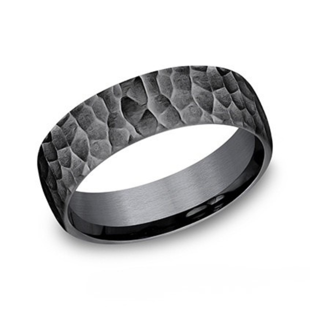 Tantalum Hammered Band