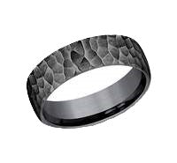 Dark Tantalum Satin Hammer Band
