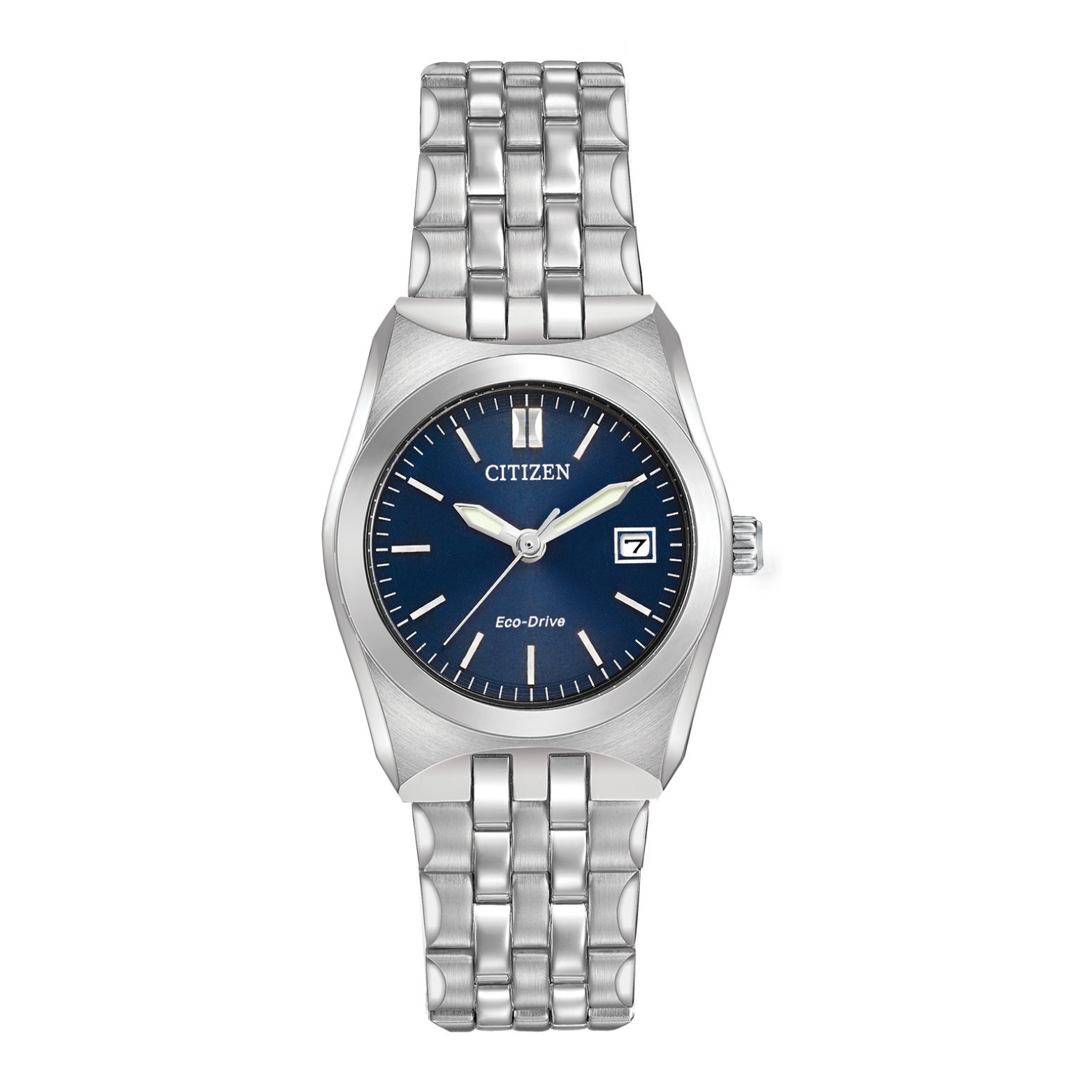 Ladies 'Corso' Deep Blue Dial Stainless Steel Citizen® Eco-Drive® Watc