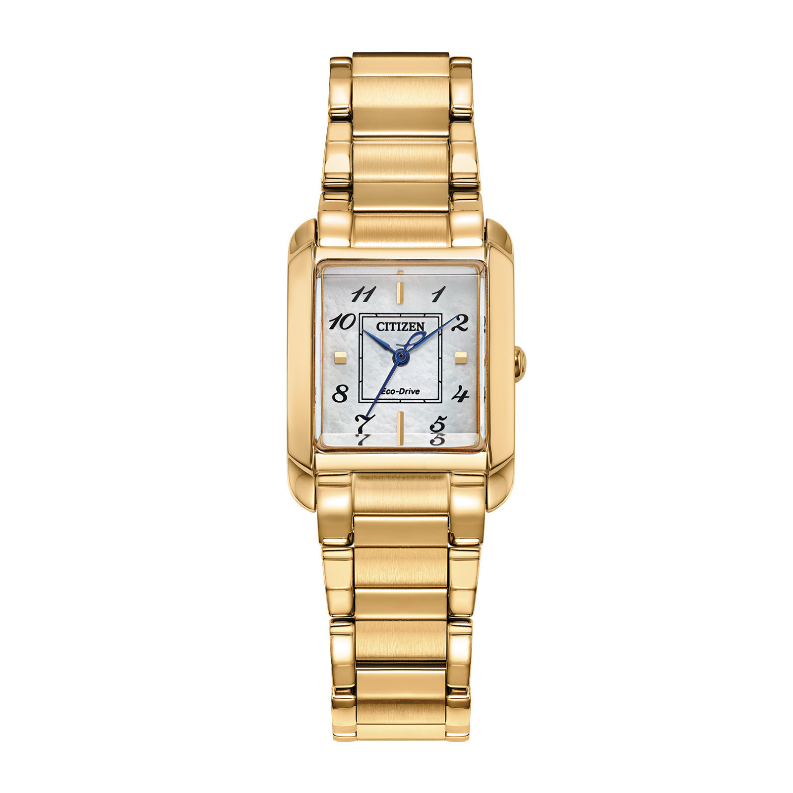 Ladies 'Bianca' Mother-Of-Pearl Dial Gold-Tone Stainless Steel Citizen