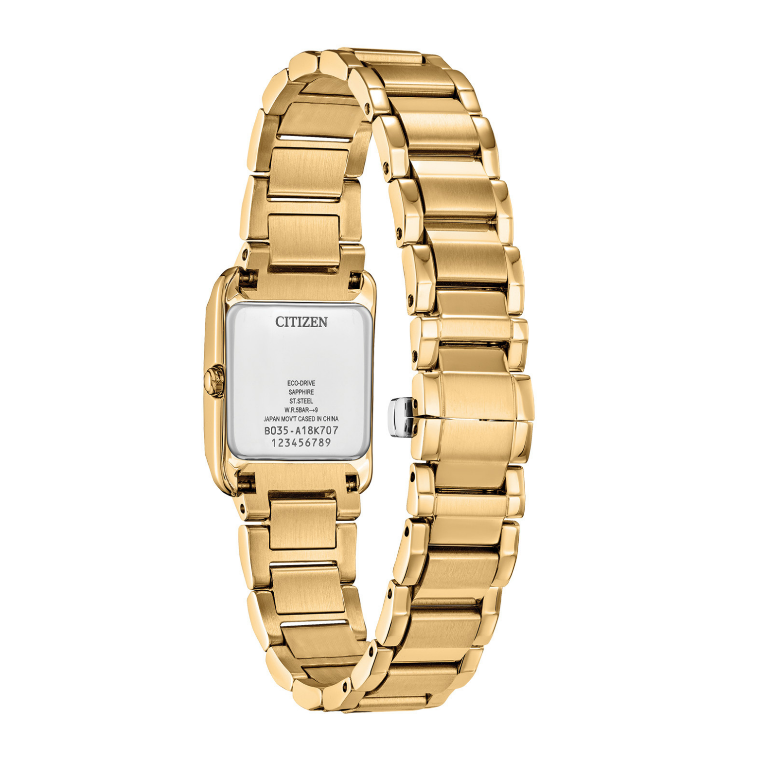 Ladies 'Bianca' Mother-Of-Pearl Dial Gold-Tone Stainless Steel Citizen