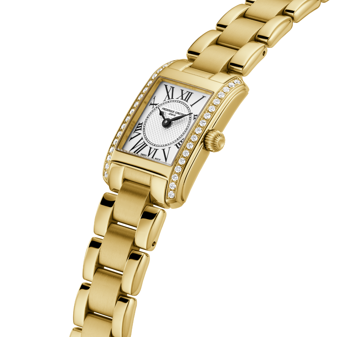 Classics Carrée Watch
21mm White Dial 0.40ctw GH VS
Gold-Tone Stainl