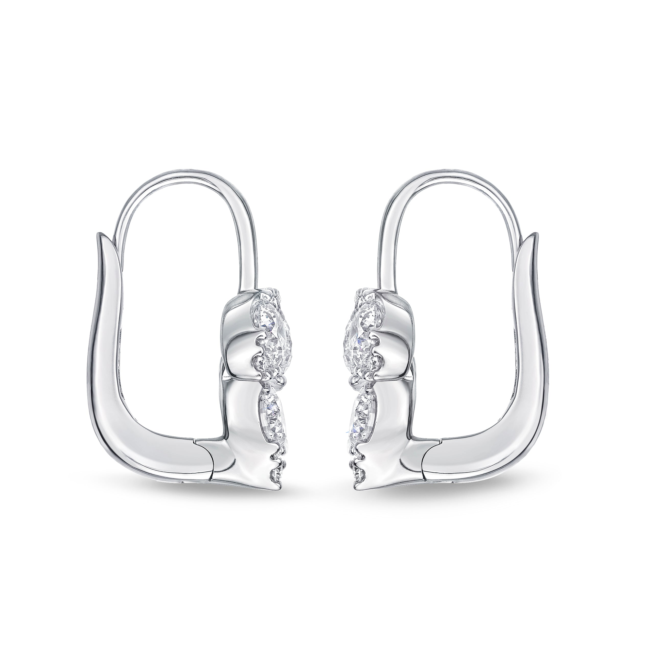 Memoire Vintage Petal Diamond Earrings