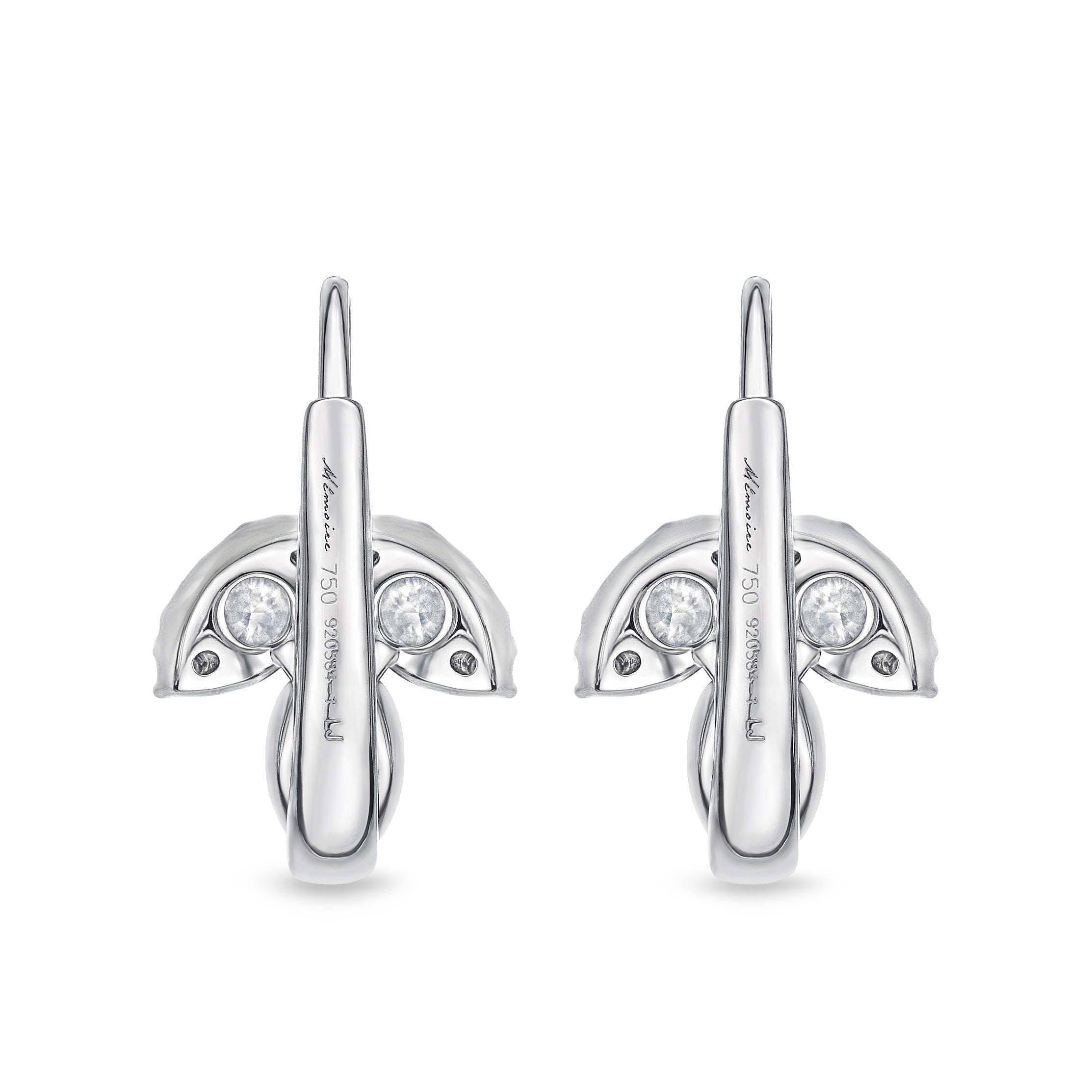 Memoire Vintage Petal Diamond Earrings