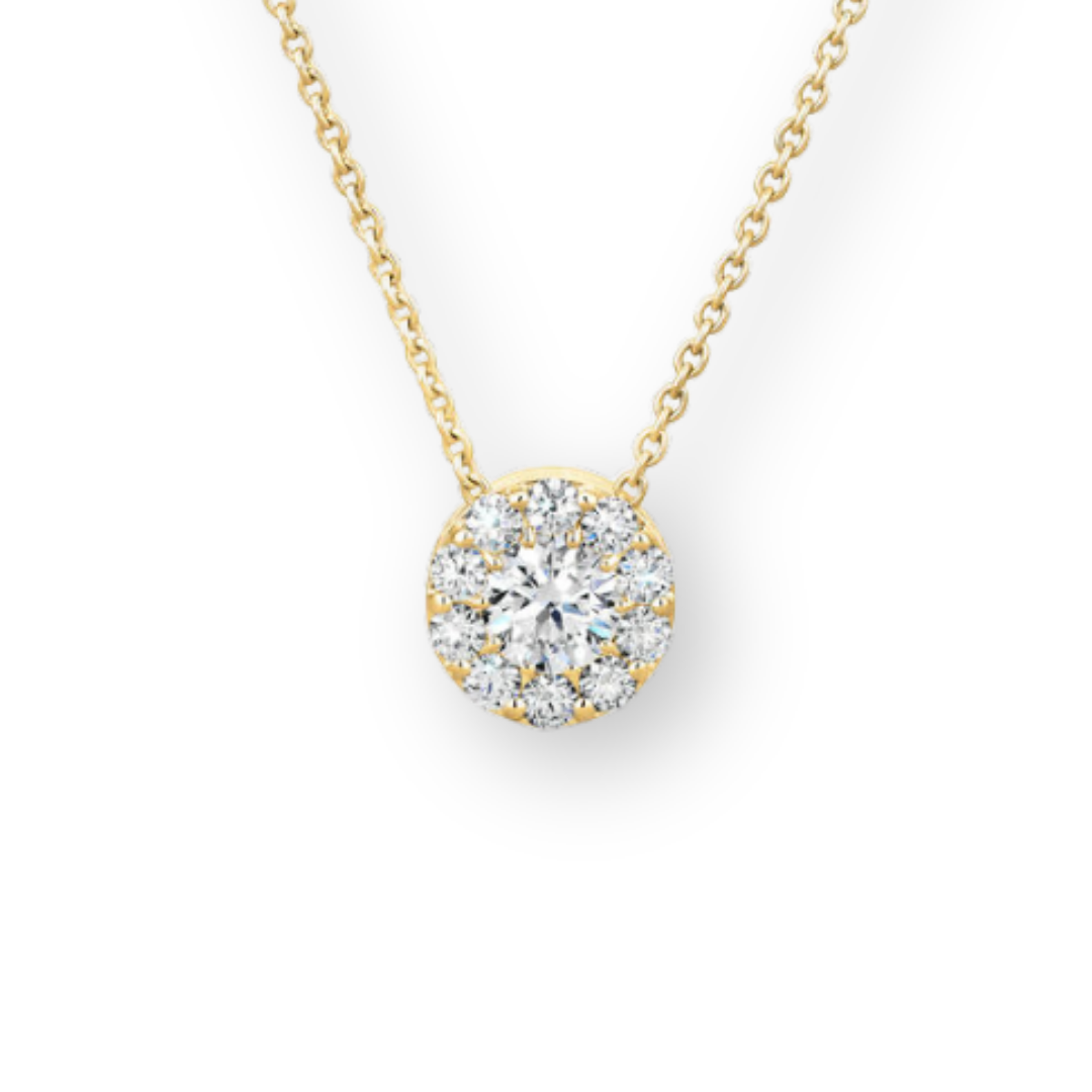 Hearts On Fire Fulfillment 0.26 Carat Round Diamond Pendant