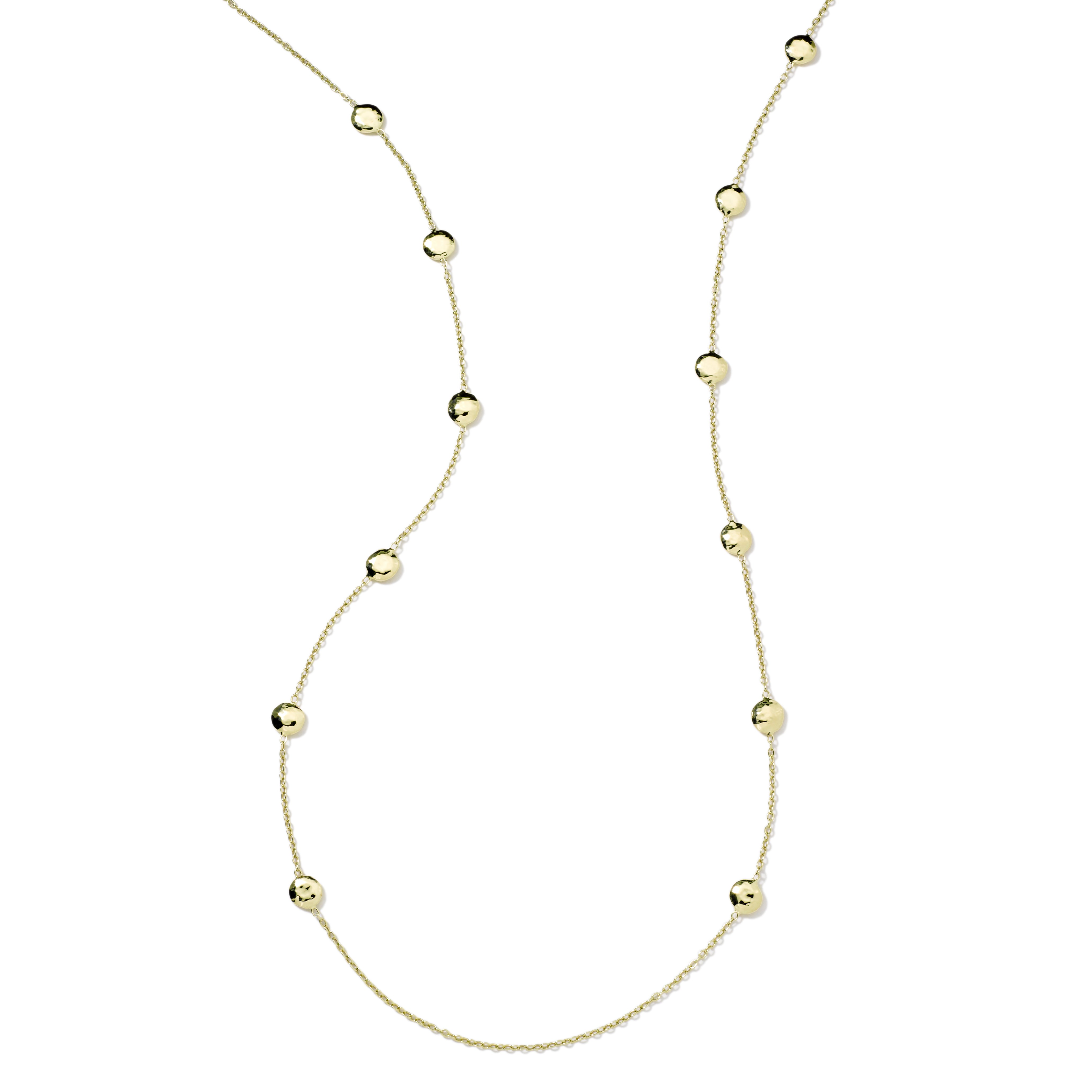 Ippolita Classico Long Hammered Pinball Layering Necklace