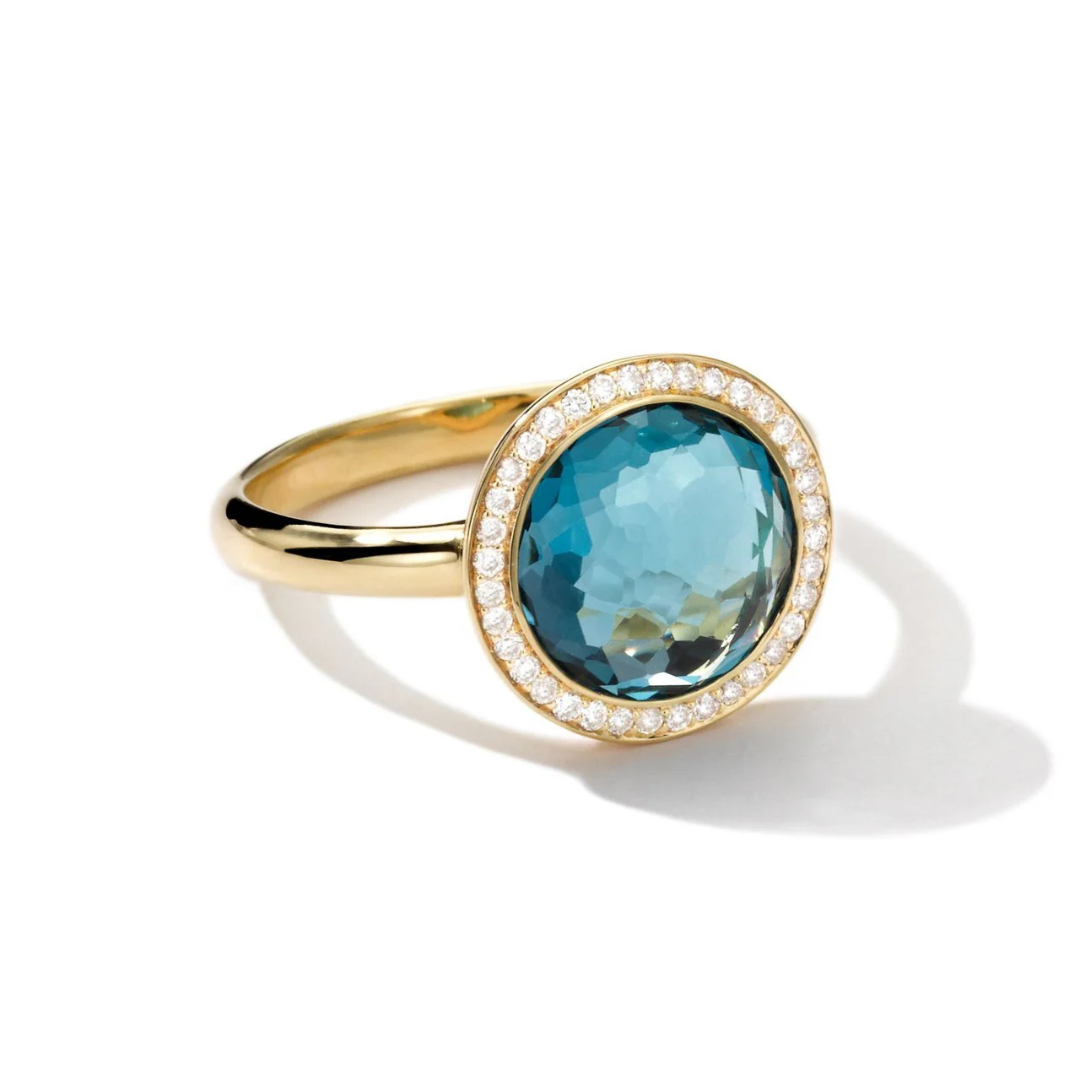 Ippolita Small Lollipop Blue Topaz Ring