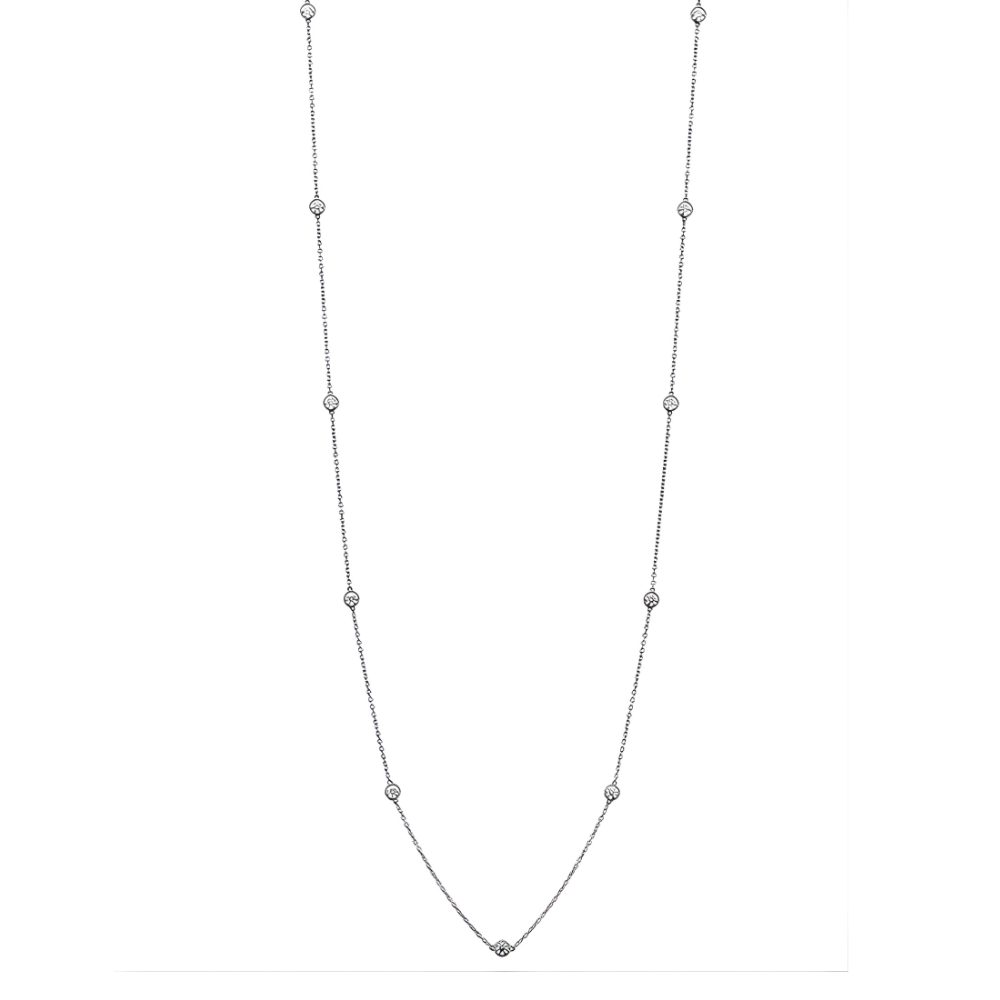 Hearts On Fire Bezels By The Yard 11-Stone Necklace