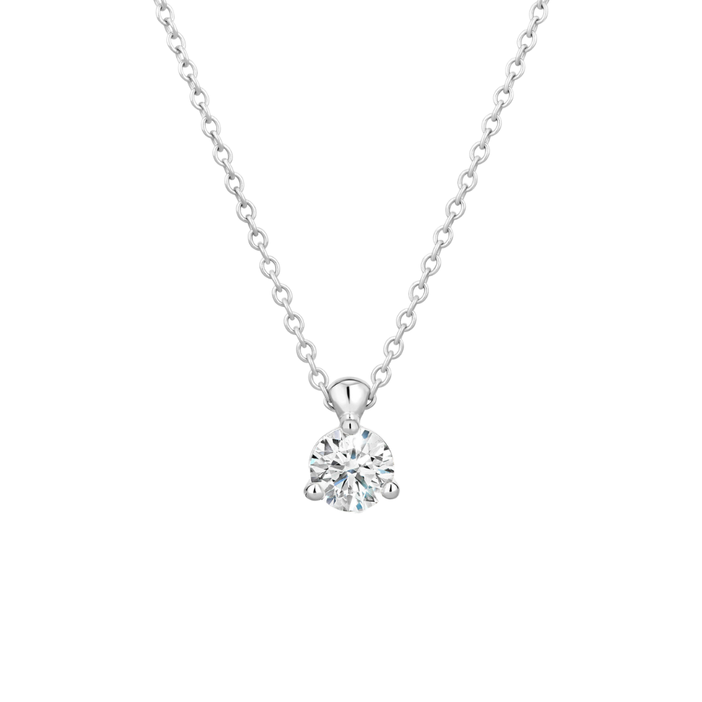 Hearts On Fire Classic Three Prong Solitaire Diamond Pendant