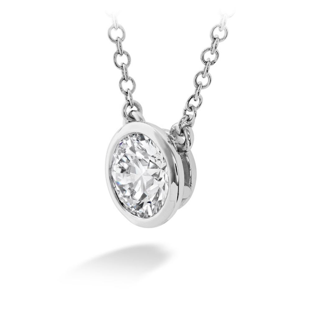 Hearts On Fire Classic Bezel Solitaire Pendant