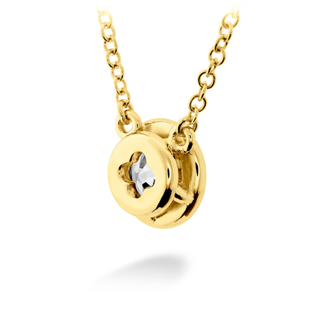 Hearts On Fire Classic Bezel Solitaire Pendant