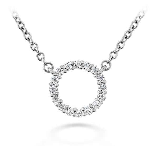 Hearts On Fire Signature Diamond Circle Pendant - Small