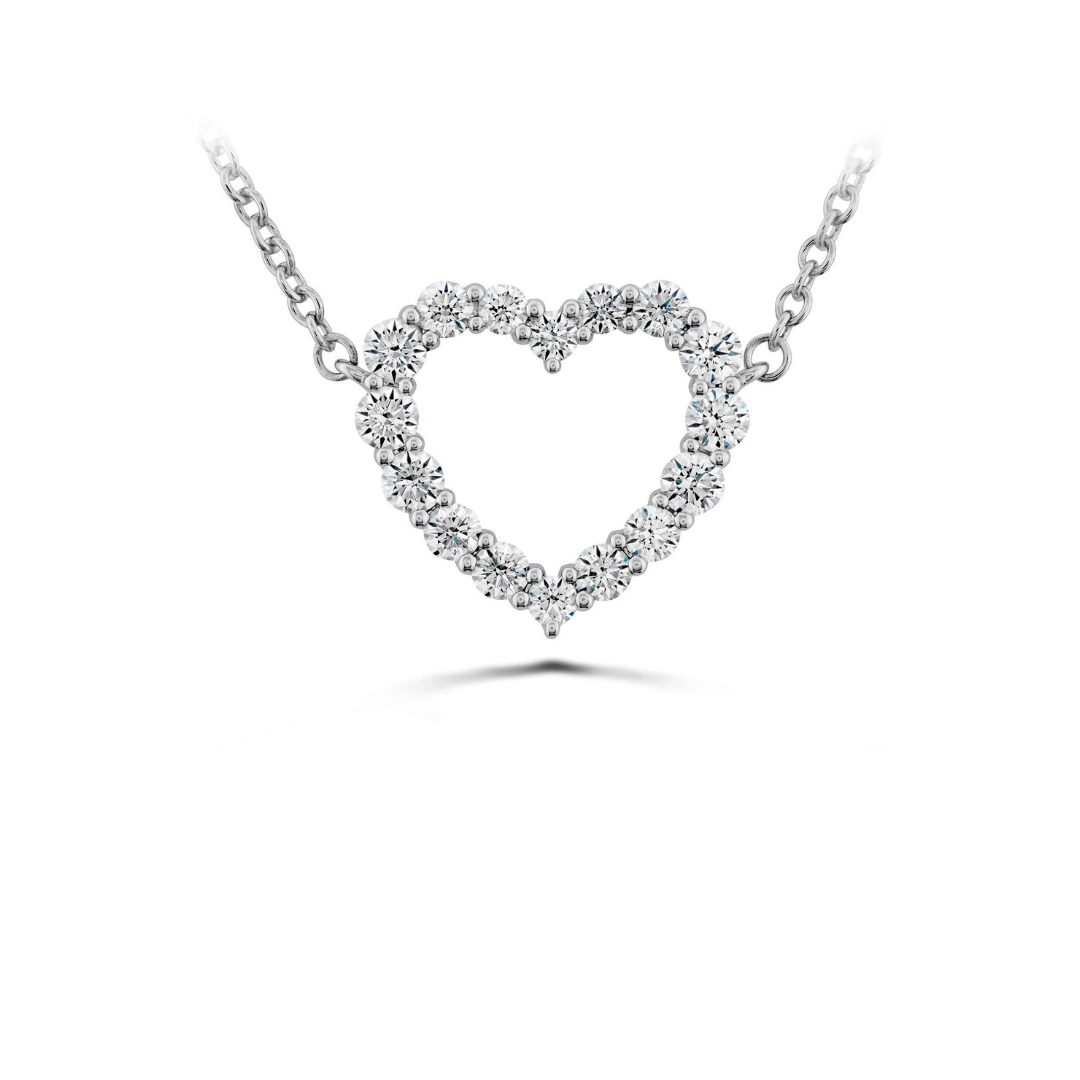 Hearts On Fire Signature Medium Diamond Heart Pendant