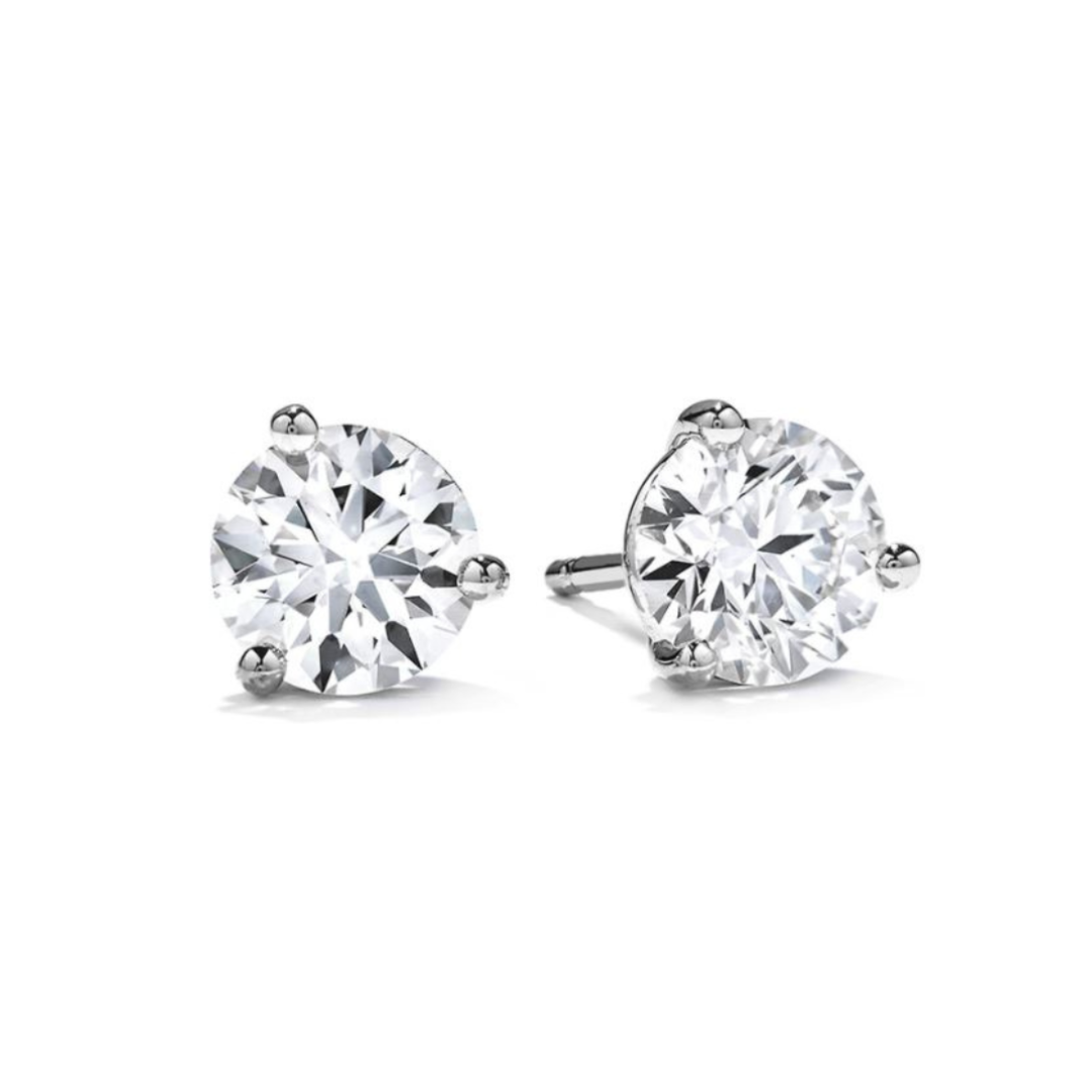 Hearts On Fire 0.33 Carat Diamond Stud Earrings